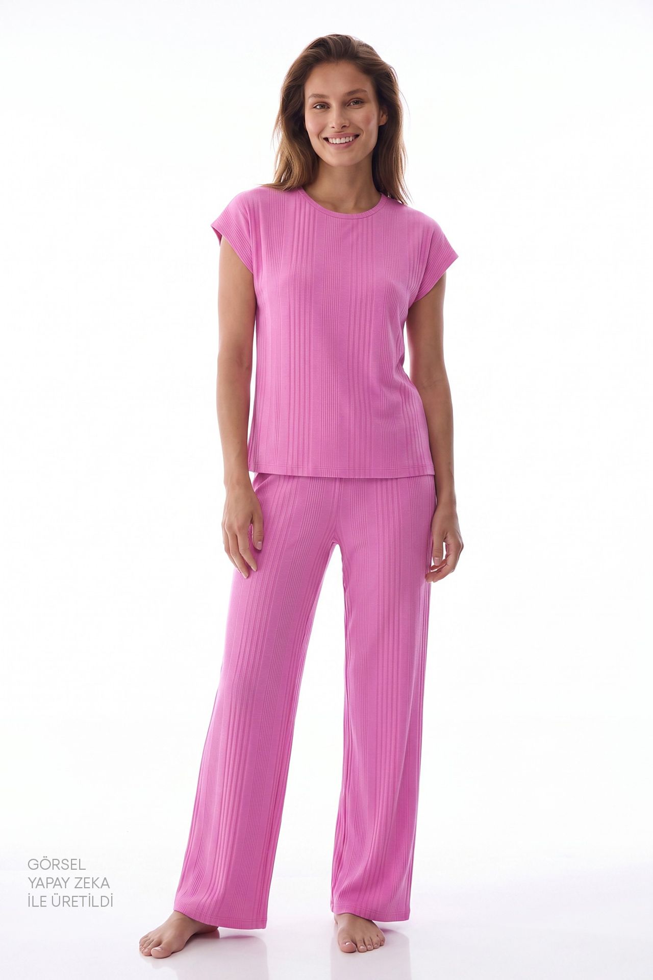 PENTI Flora Short Sleeve Trousers Pajama Set 2