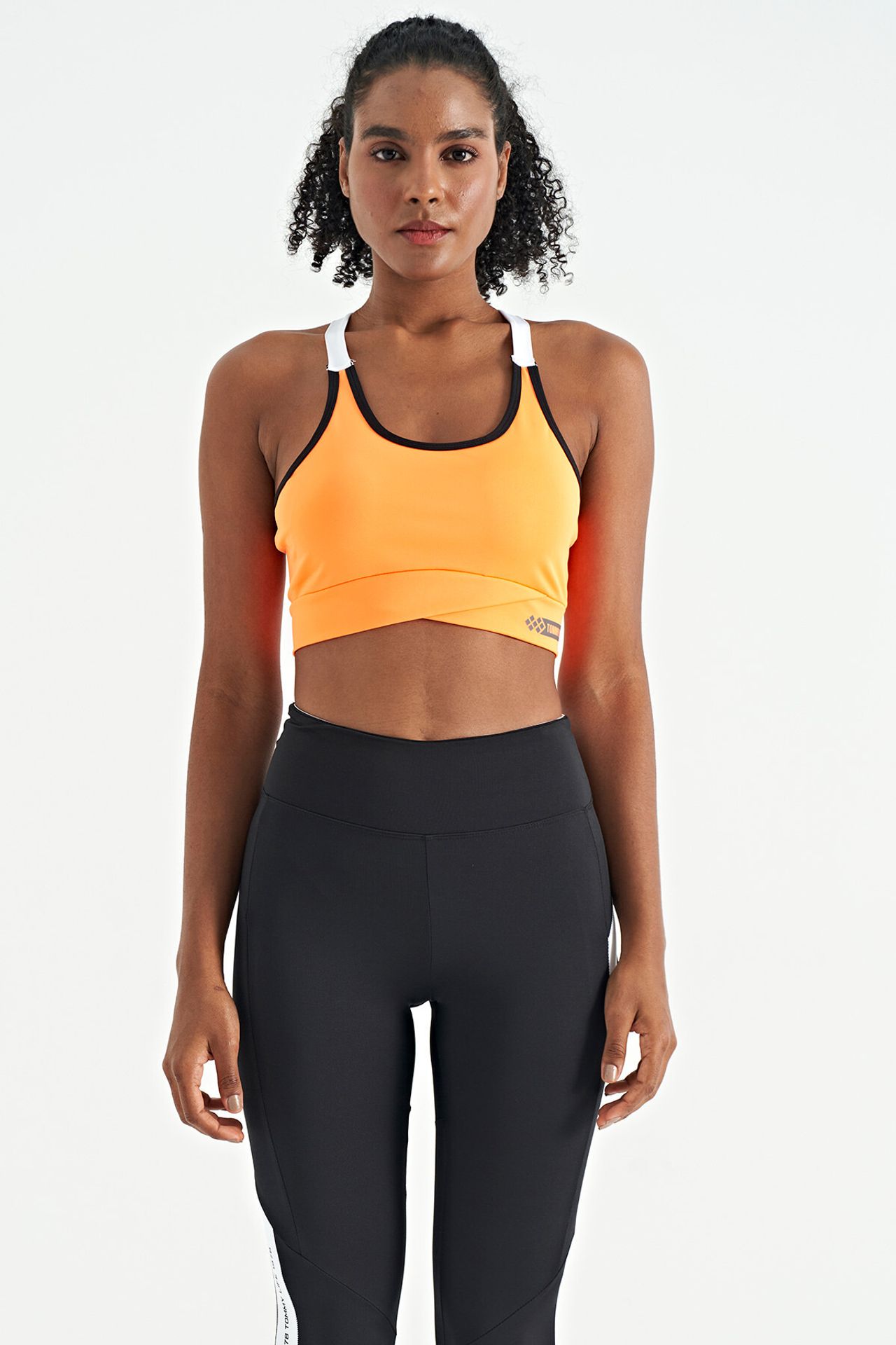 TOMMY Fitted Sleeveless Crop Sports Top 1