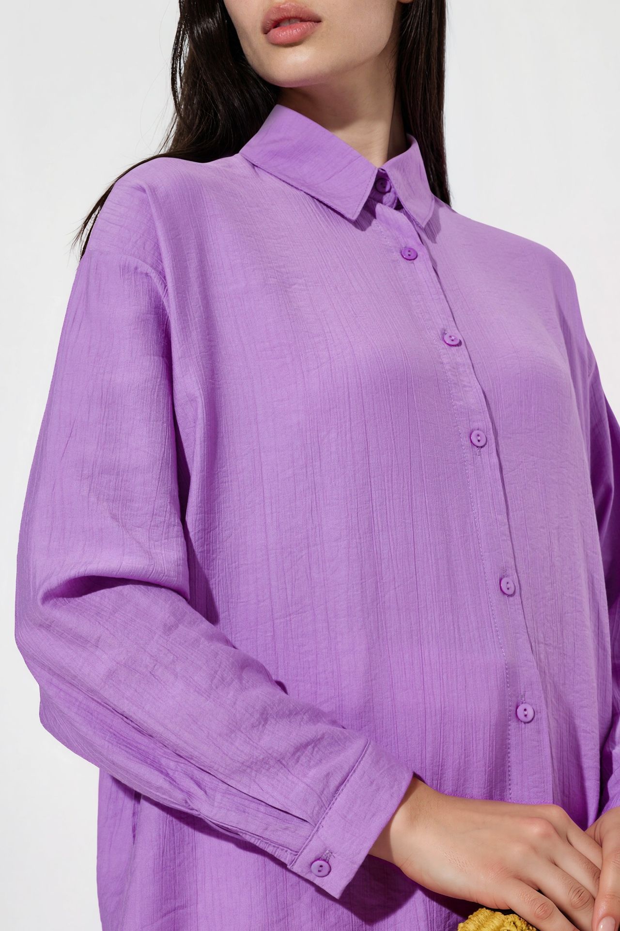BDART Oversized Long-Sleeve Button-Up Shirt 4