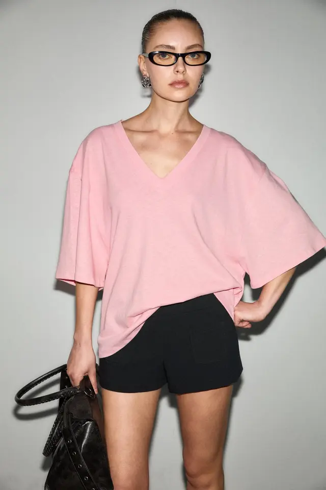 GRIMELANGE Short Sleeve Straight Fit T-Shirt