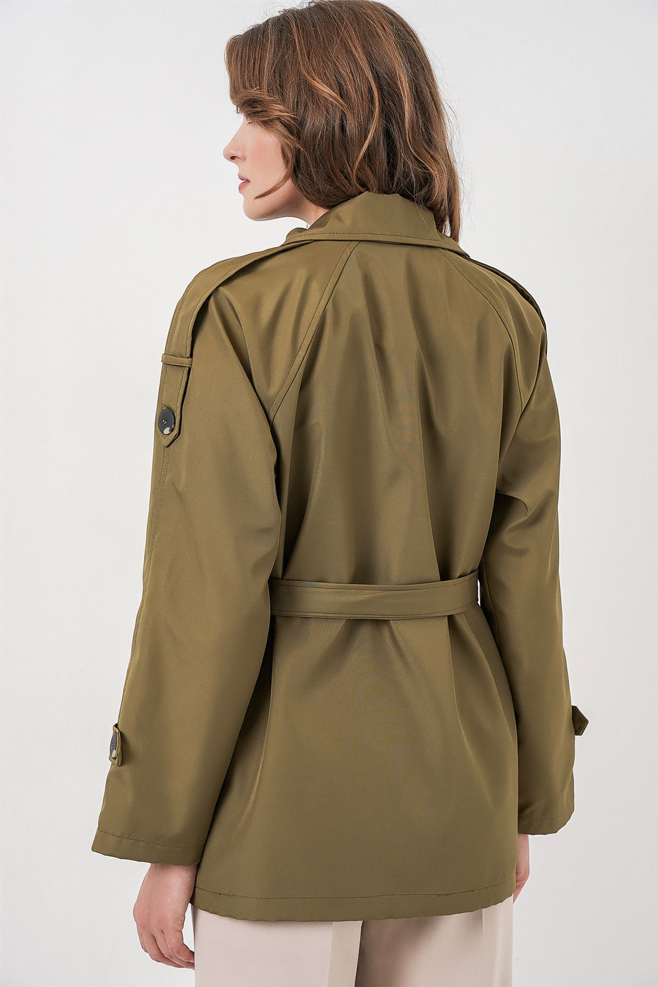 BDART Regular Fit Trench Coat with Jacket Collar 6