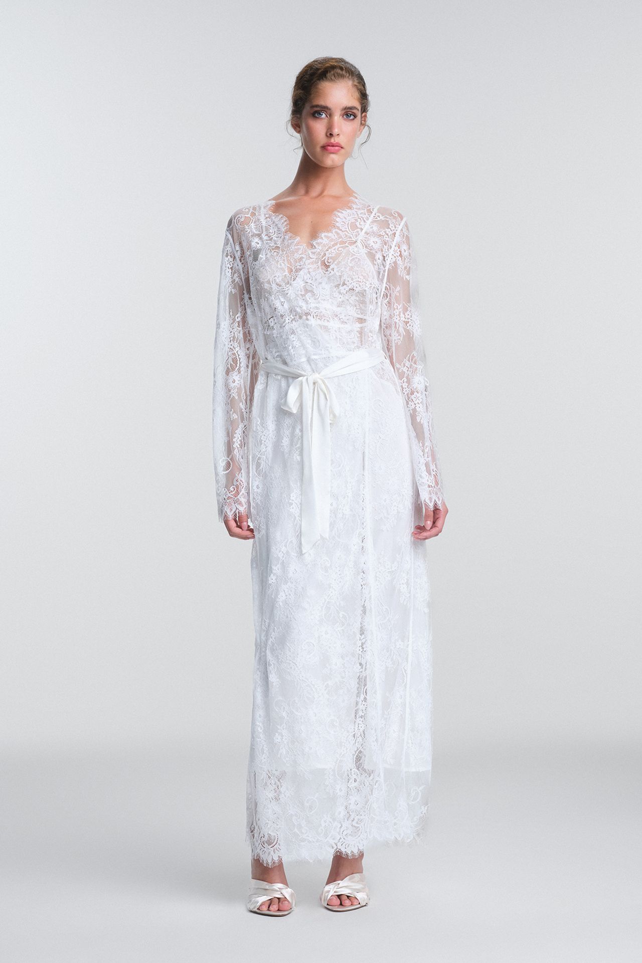 PENTI Kırık Pirra Bride Lace Robe 1