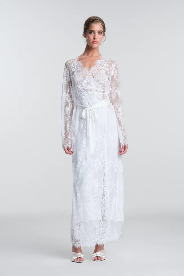 PENTI Kırık Pirra Bride Lace Robe
