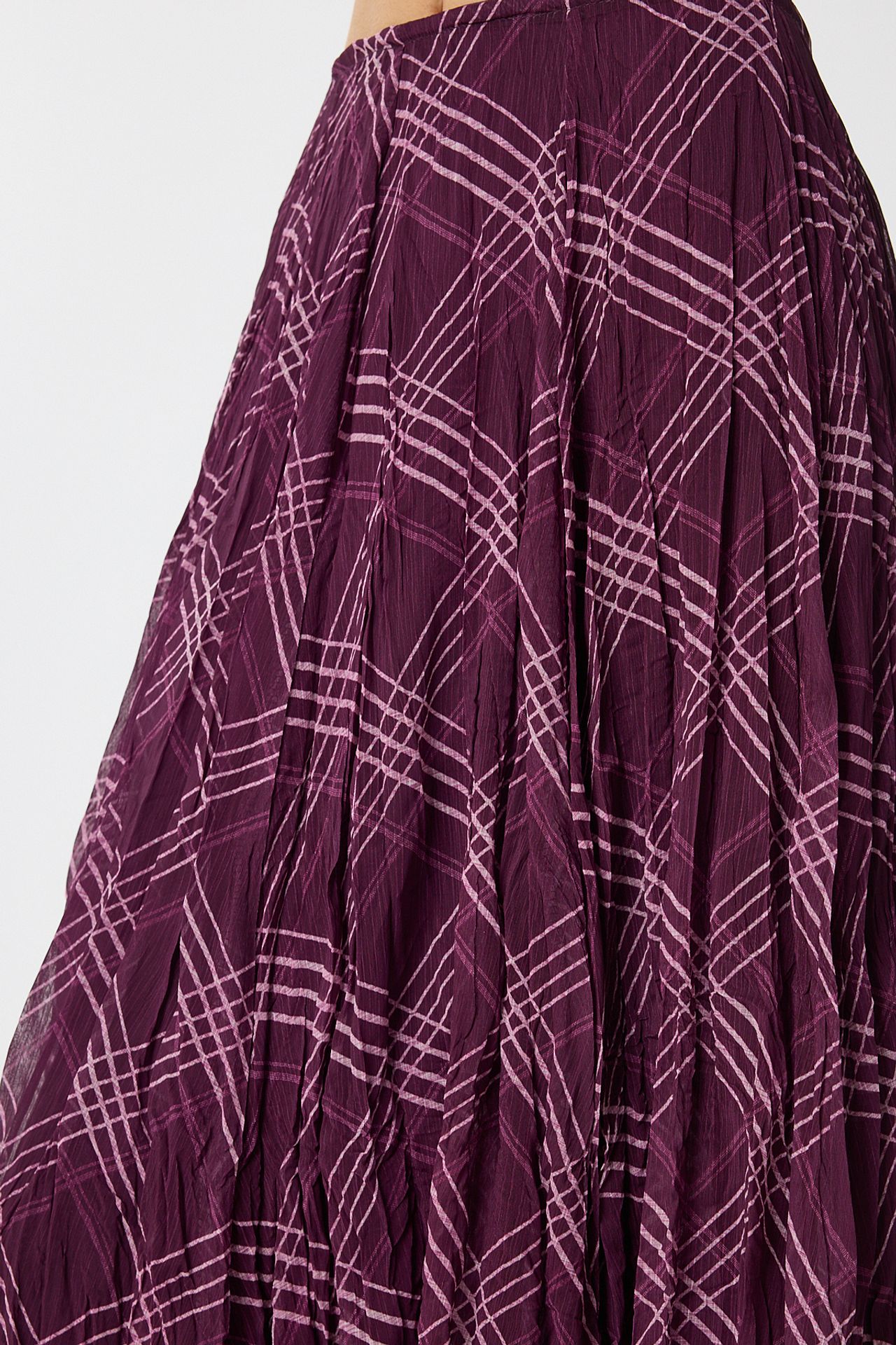 ISTANBUL High Waist Asymmetric Midi Skirt with Zipper 6