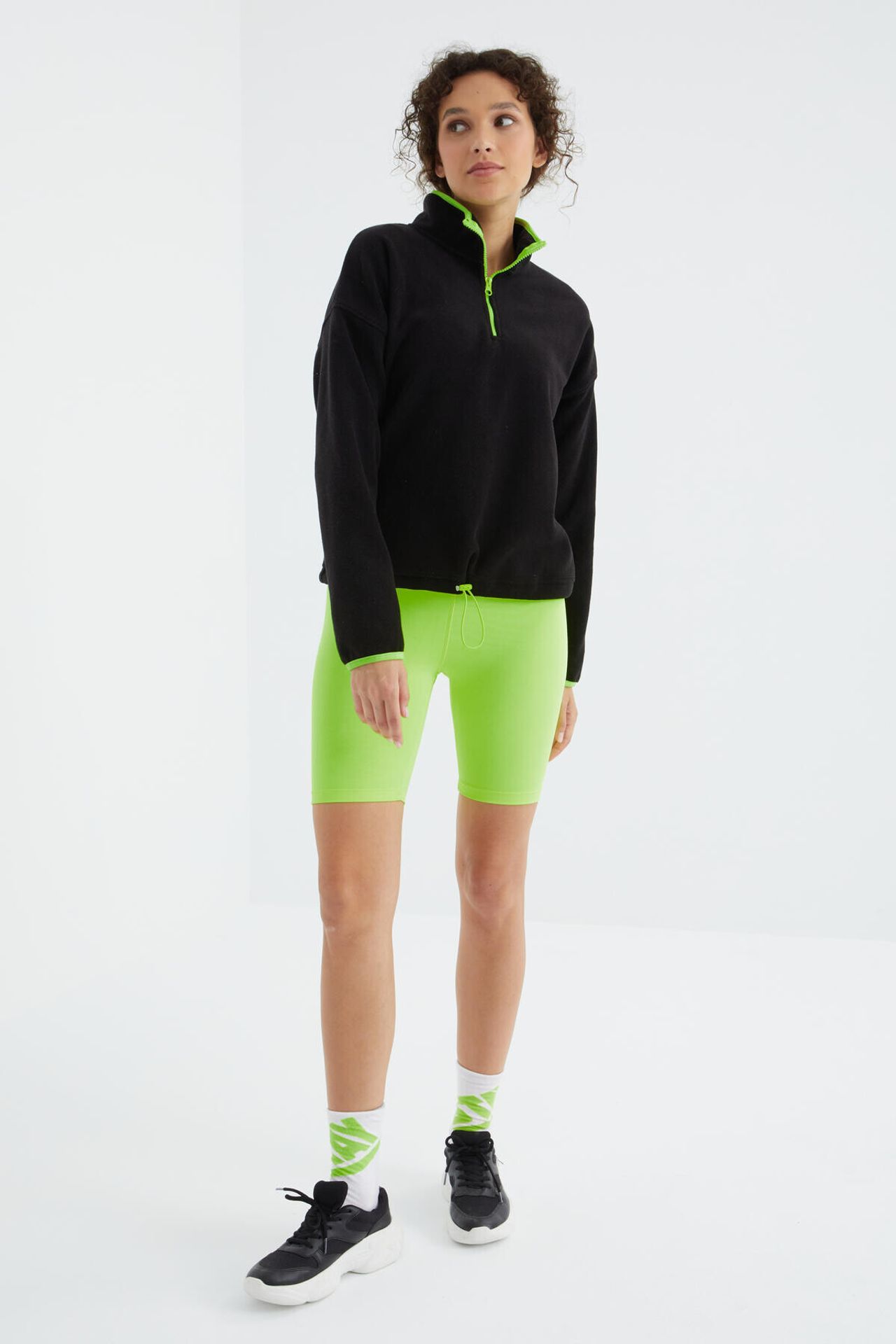 TOMMY Oversized Plush Half-zip Sweatshirt 6