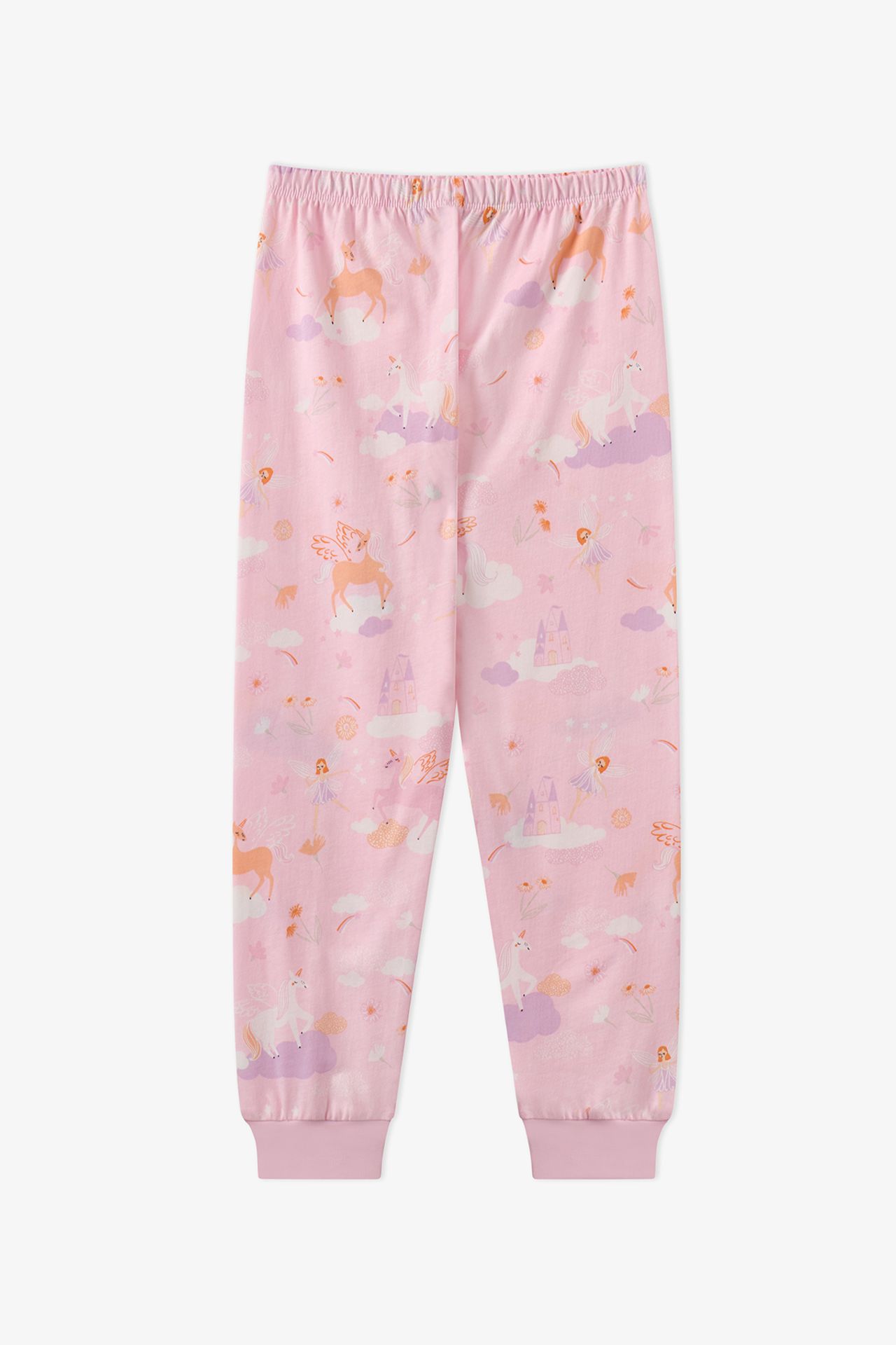 PENTI Girls' Fly Repeat Cotton Long Sleeve Pajama Set 3