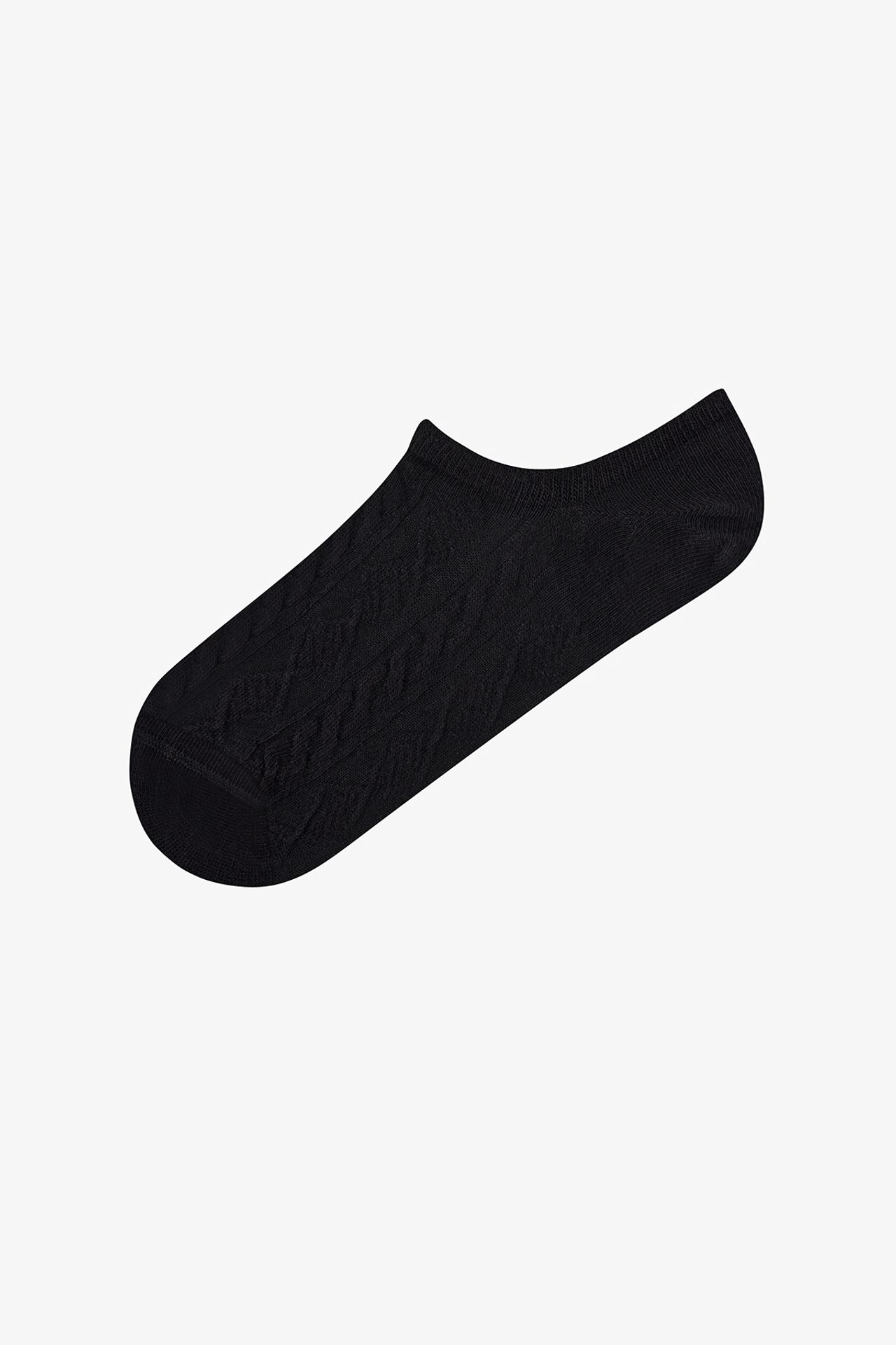 PENTI Diamond Jacquard Cotton Pair Sneaker Socks 4