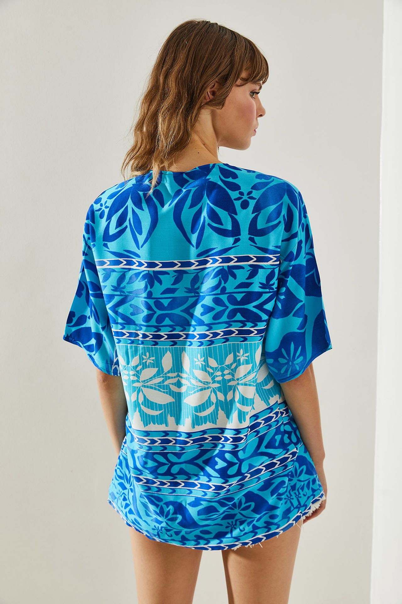 LUCCI Patterned Kimono