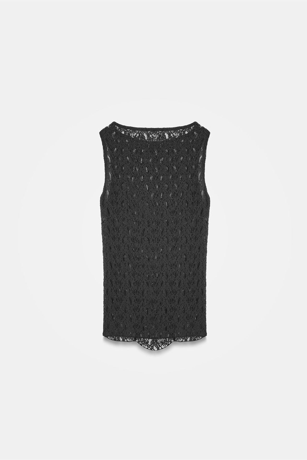 DILVIN Fitted Lace Sleeveless Blouse 6