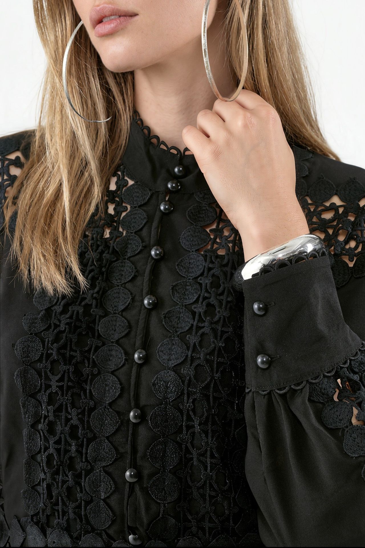 MSN Lace A-Line Mini Dress 4