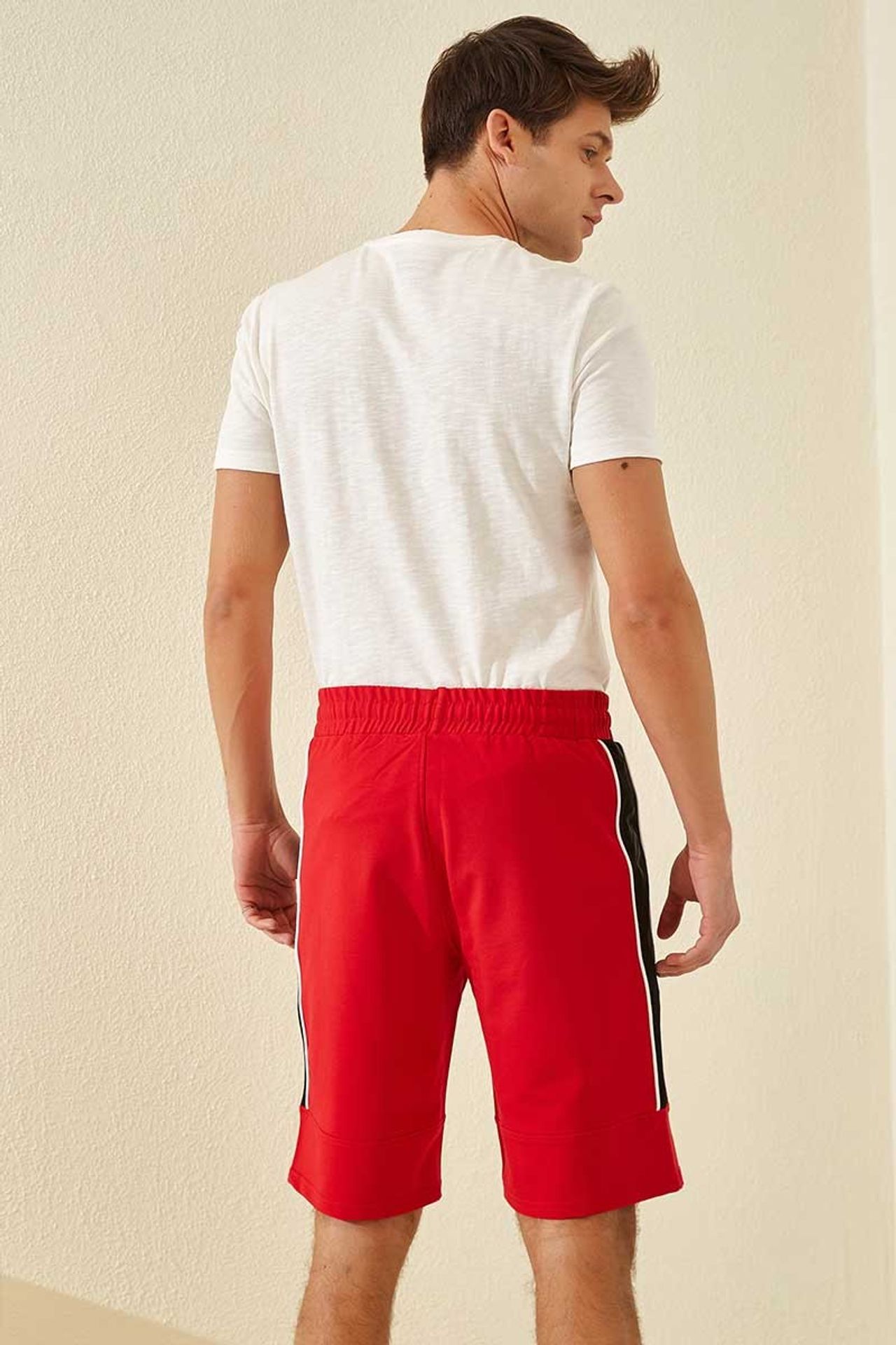 TOMMY Men's Striped Jersey Shorts 3