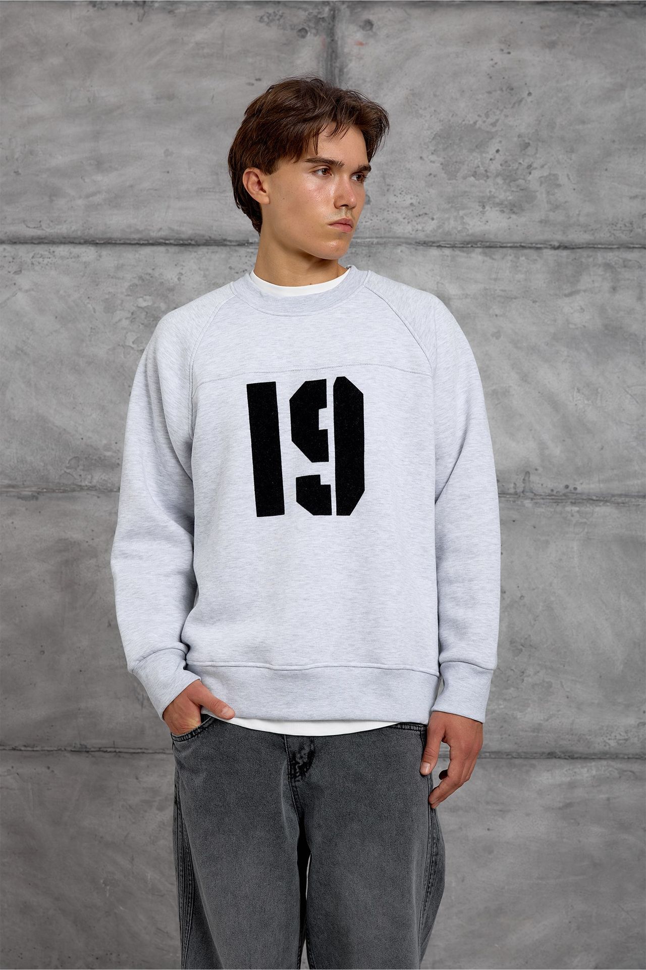 NOMARC Regular Kalıp Bisiklet Yaka Sweatshirt 1