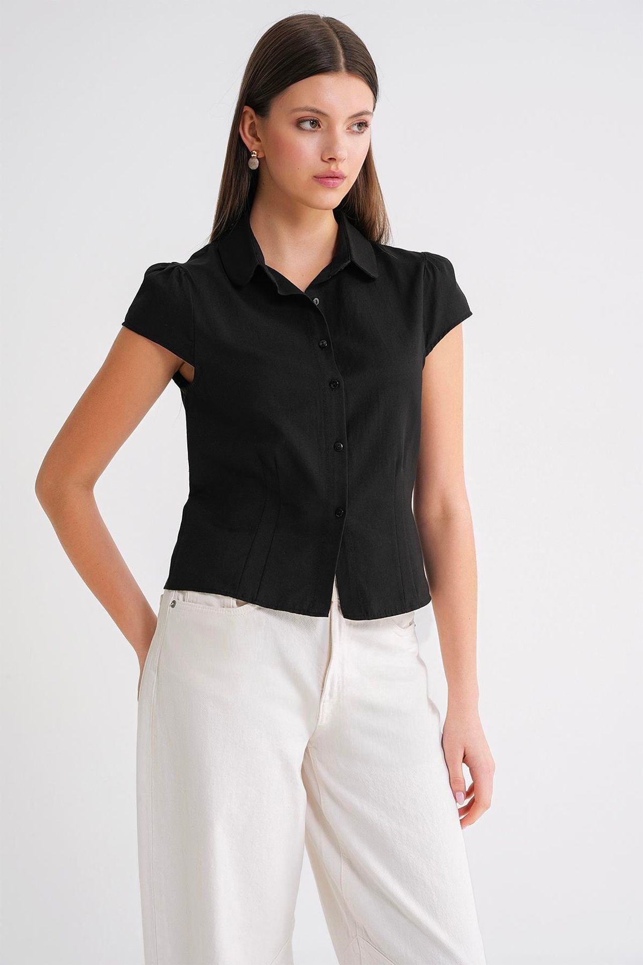 Mixray Slim Fit Poplin Shirt 3