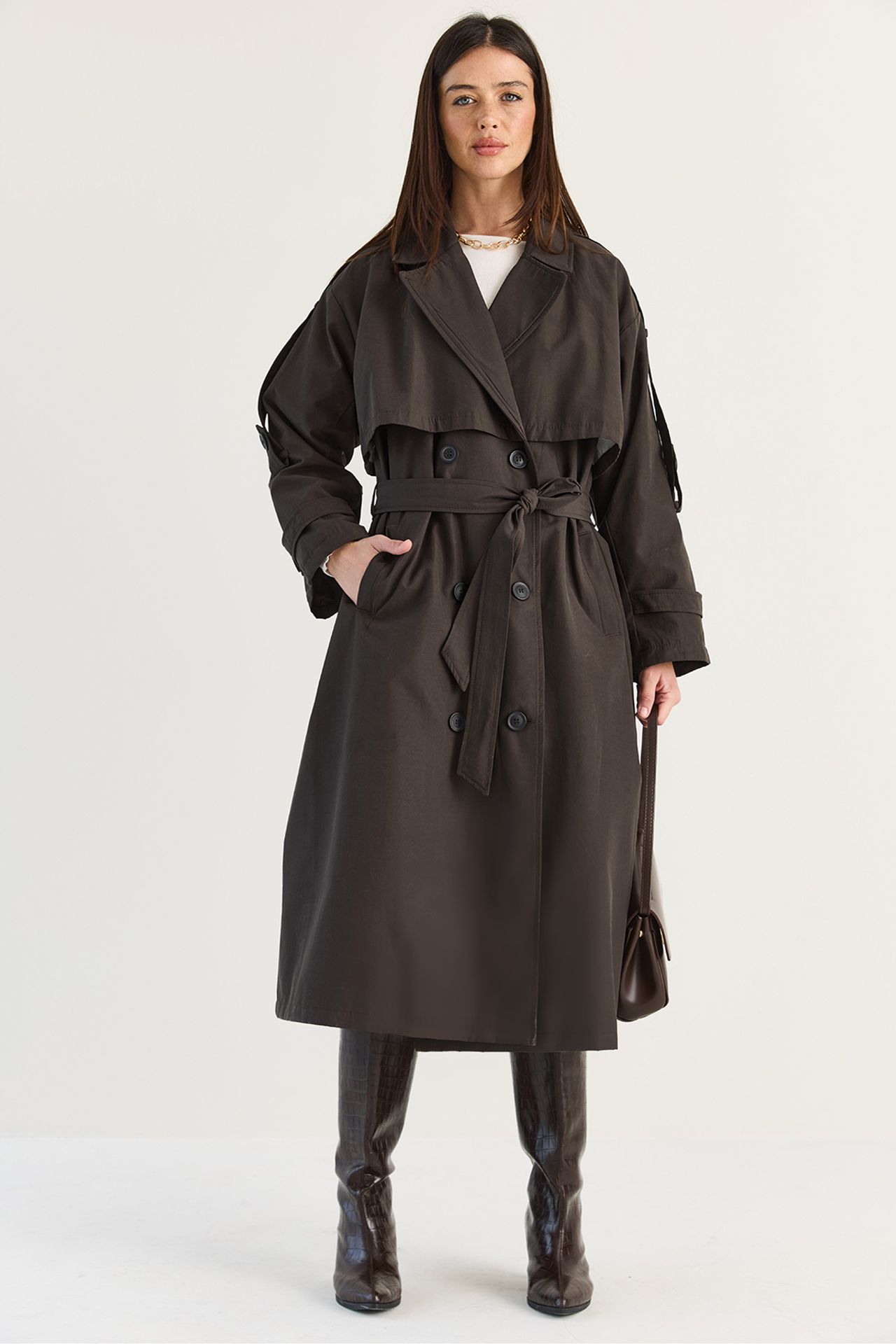 LUCCI Women's Trench Coat 1