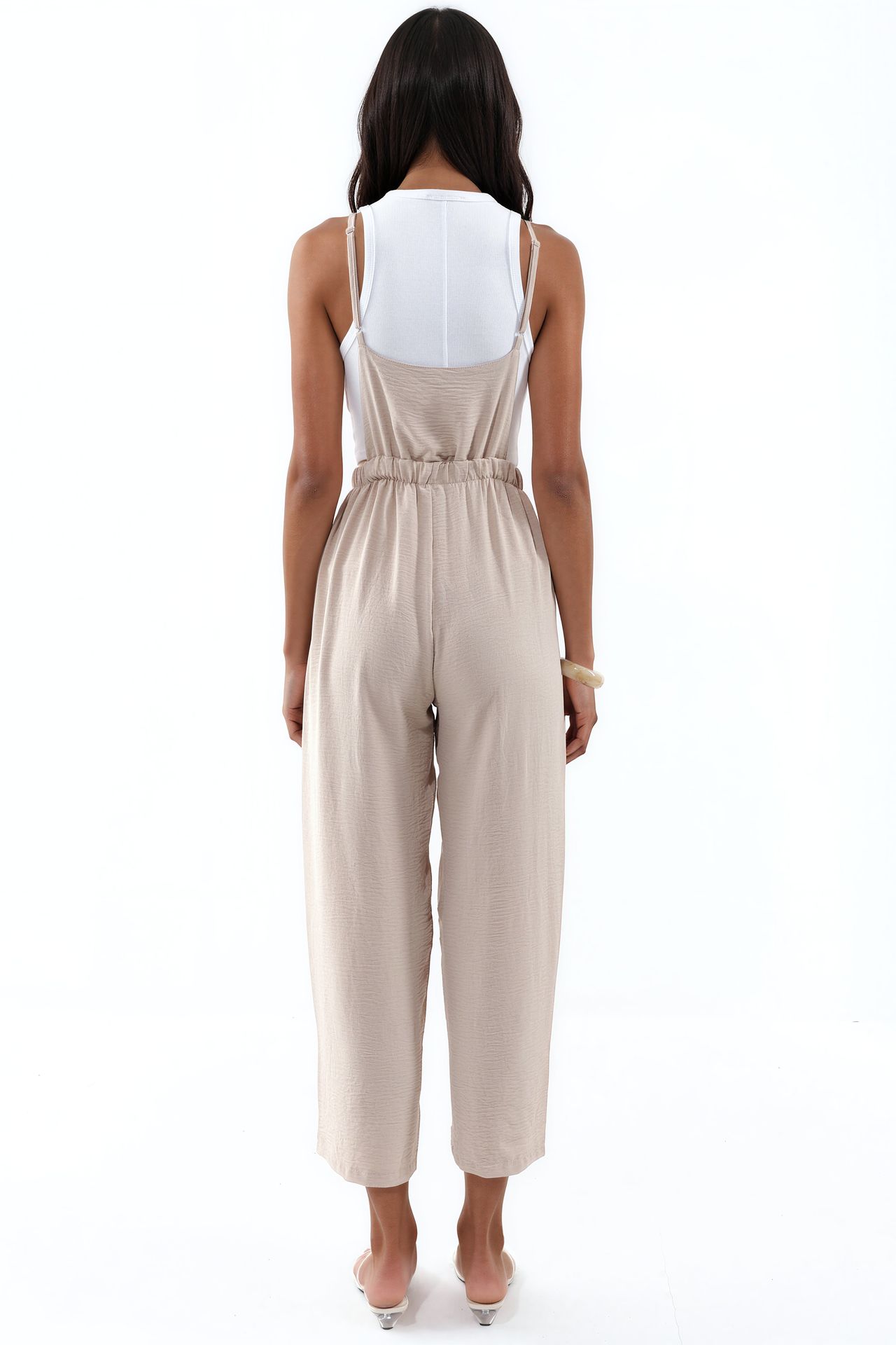 BDART Relaxed Fit Long Denim Overalls with Pocket 3