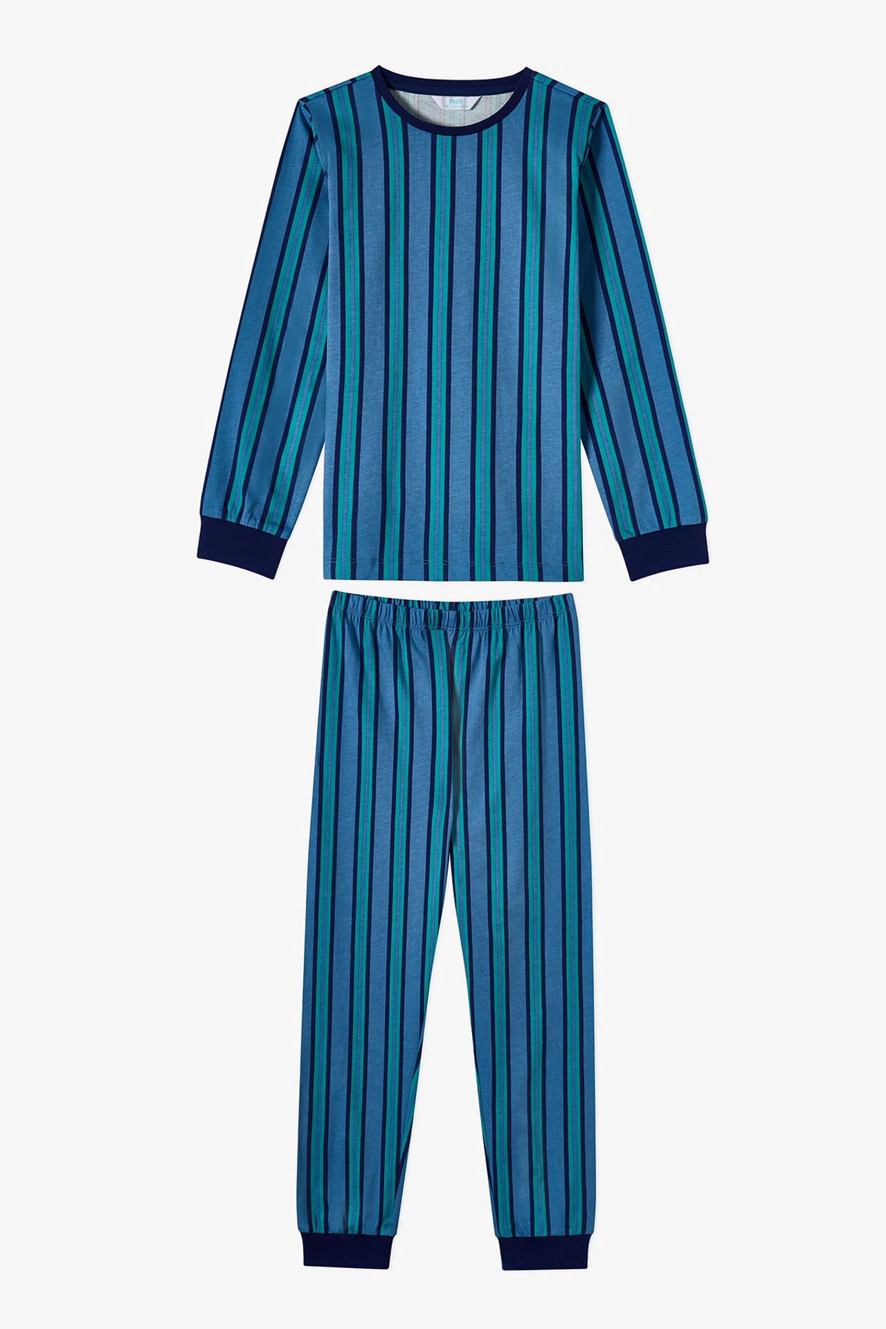 PENTI Boys' Rockstar Capy Cotton Long Sleeve Pajama Set 5