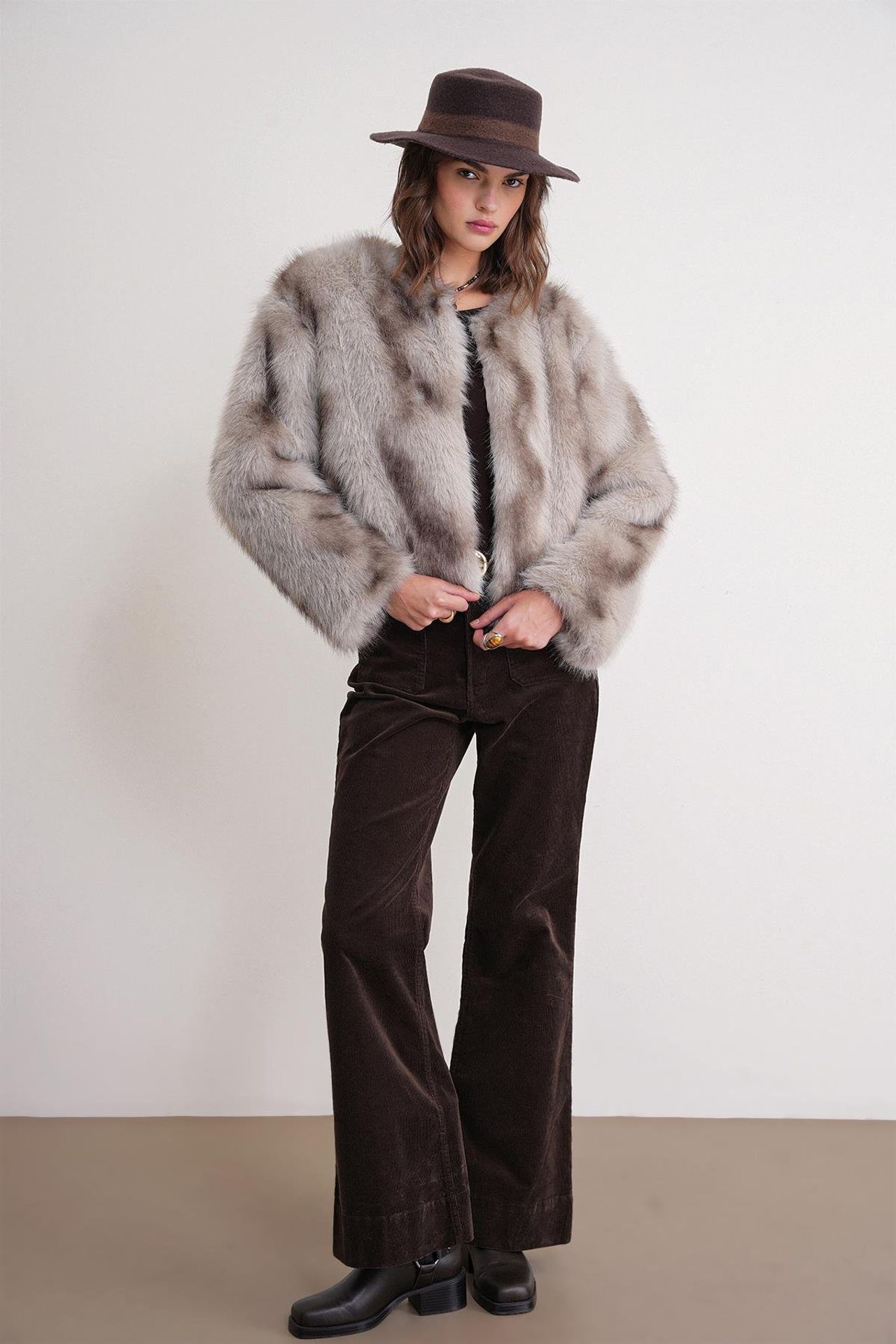Mixray Faux Fur Jacket 2