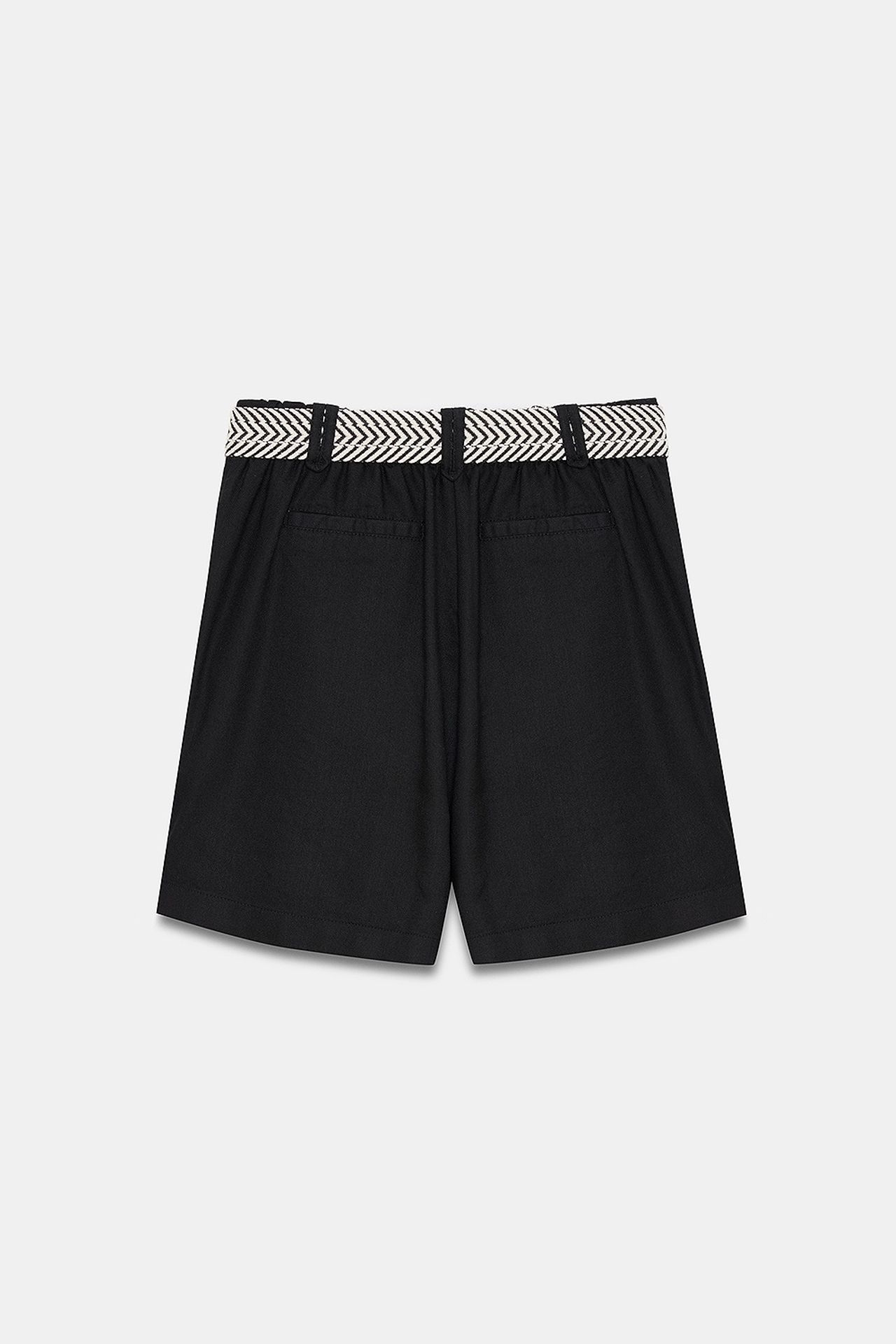 DILVIN Linen Blend Shorts 6