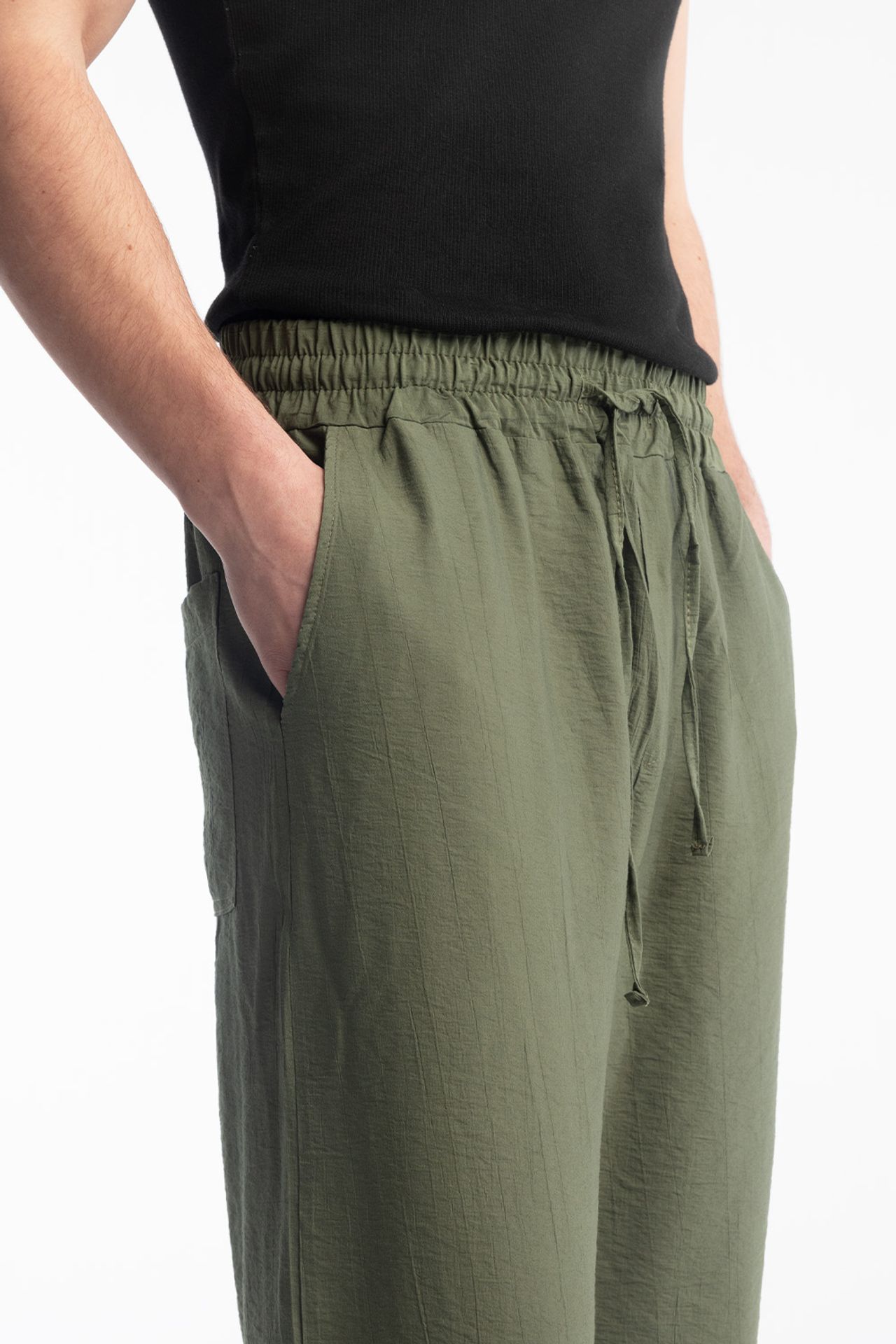 GIESTO Men's Wide-Leg Knit Pants 2