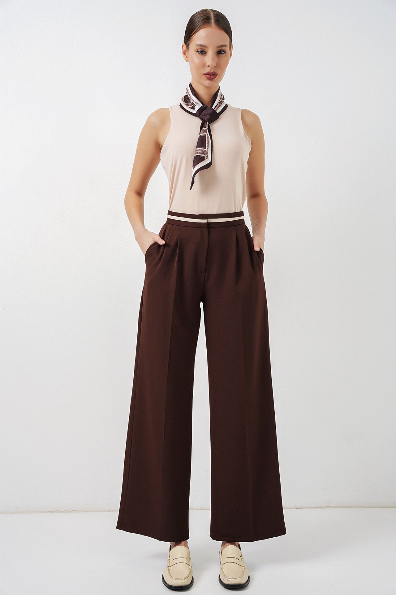 BDART High Waist Wide Leg Trousers with Pockets 5