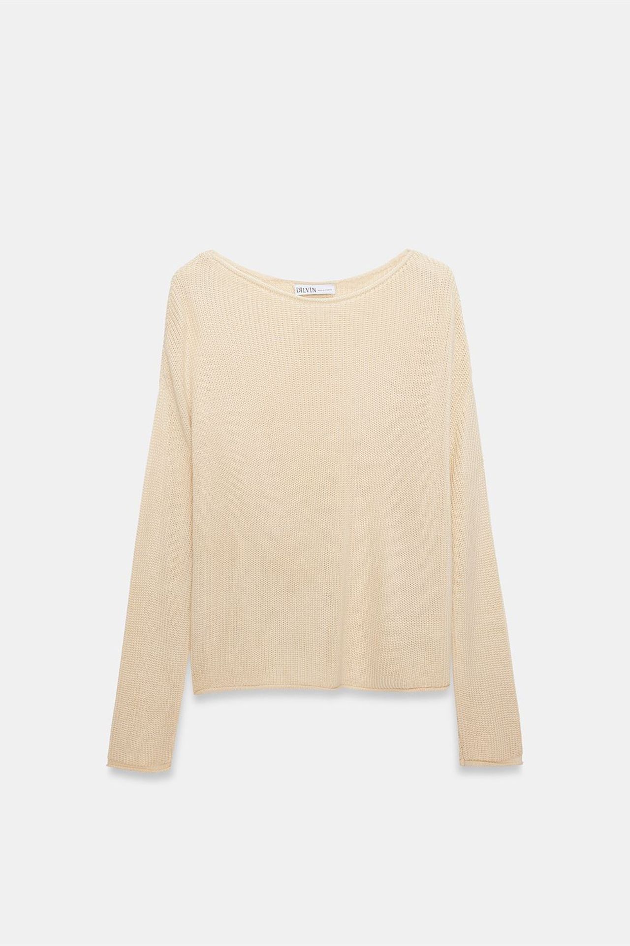 DILVIN Women's Ribbed Boat Neck Knit Sweater 5