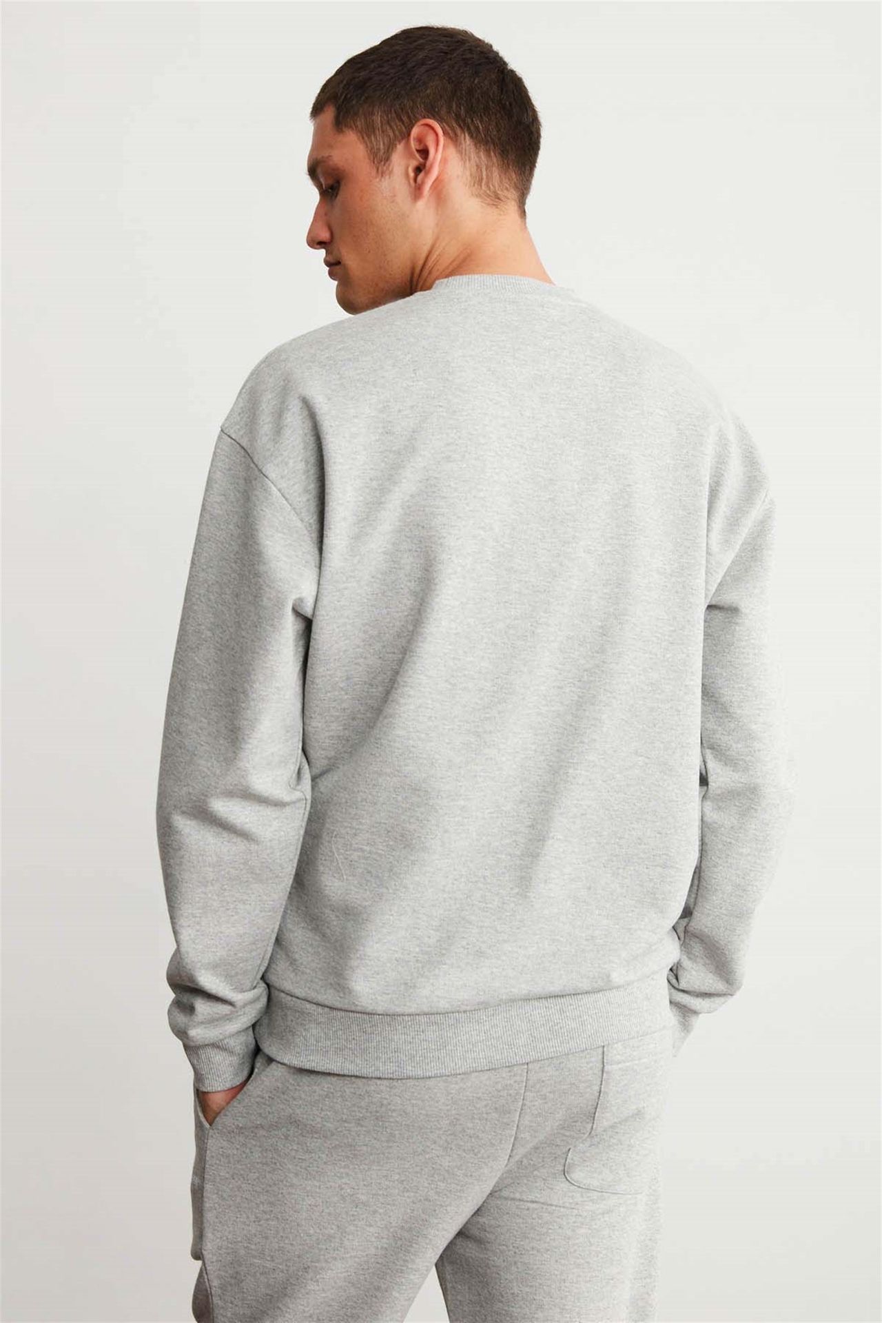 GRIMELANGE Bol Kesim Bisiklet Yaka Sweatshirt 3