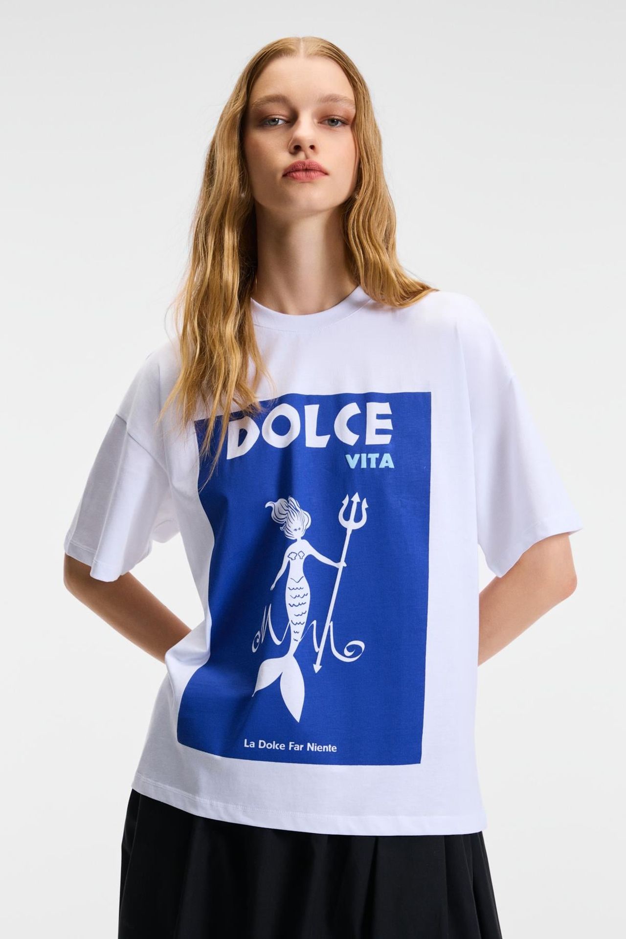 GRIMELANGE Oversized Printed Crew Neck T-Shirt 1