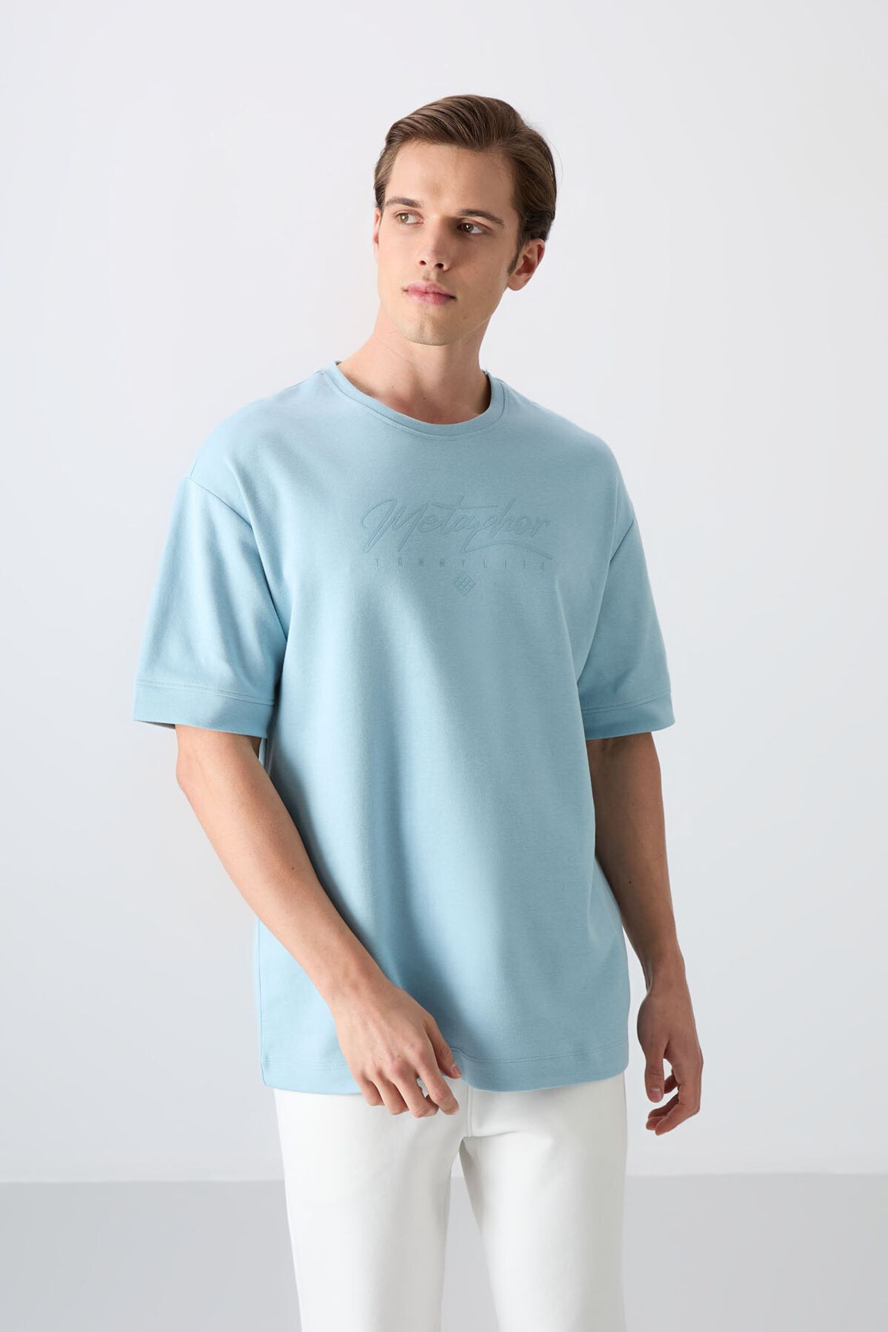 TOMMY Oversized Logo Crew Neck T-Shirt 4