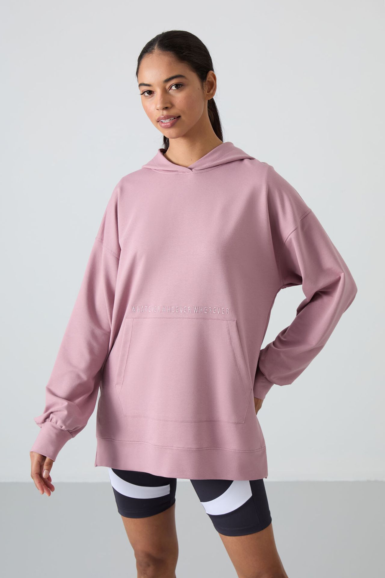 TOMMY Oversized Printed Hooded Sweatshirt 1