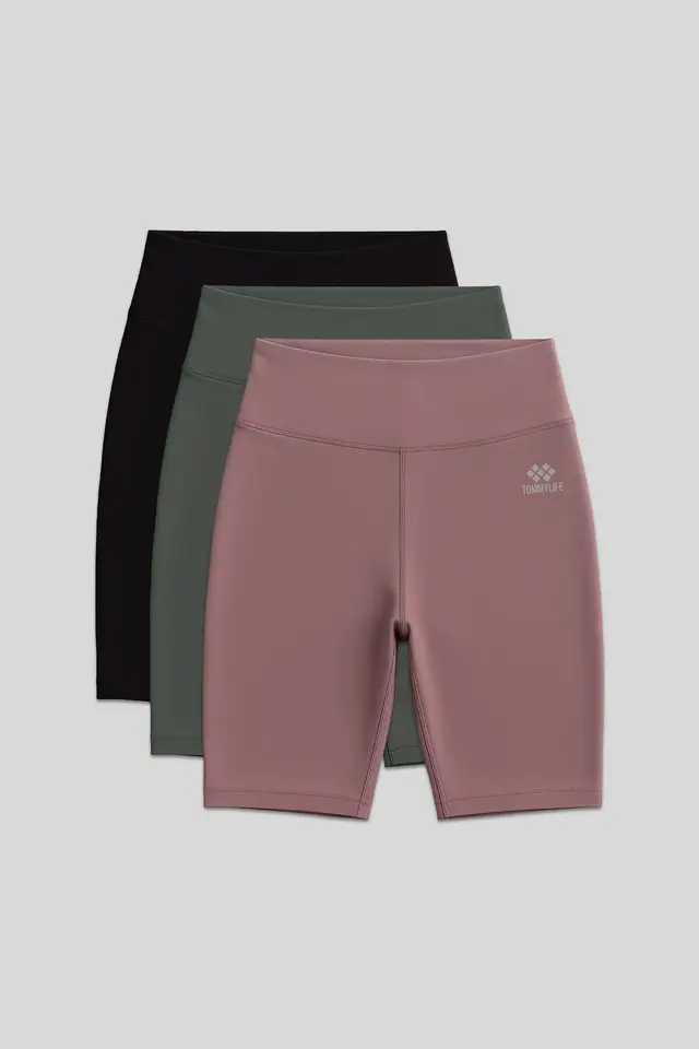TOMMY Short High-waist Slim-fit Sports Leggings