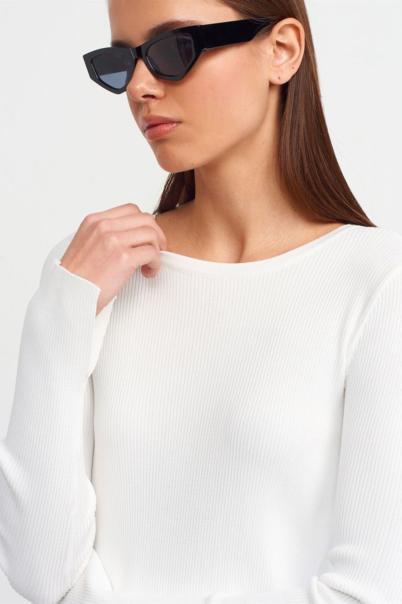 DILVIN Slim Fit Ribbed Boat Neck Sweater 4