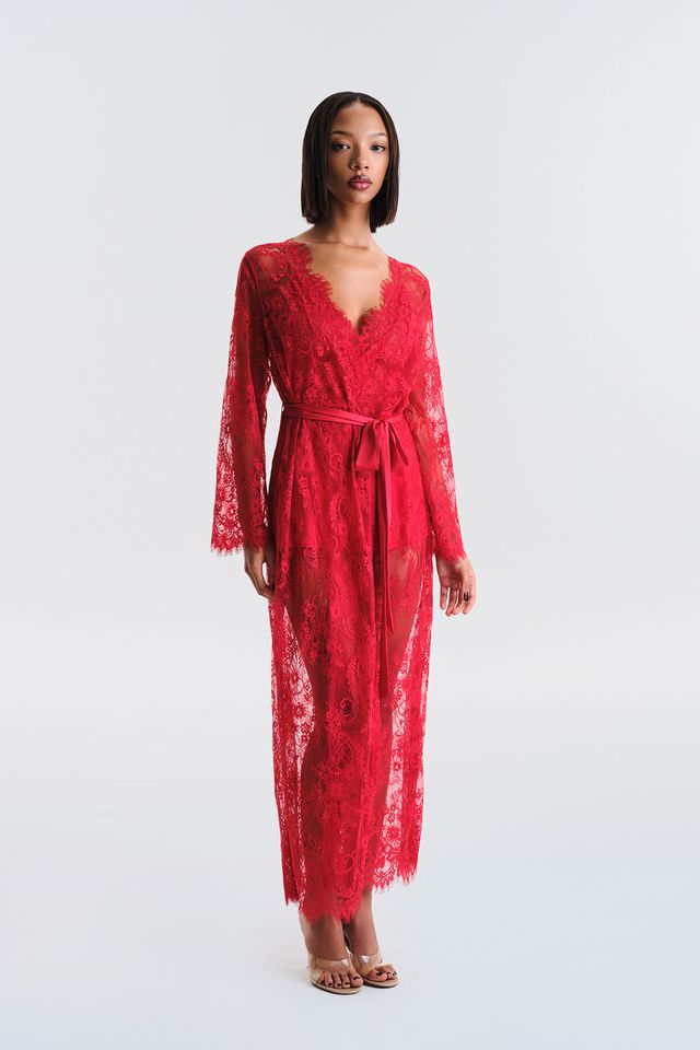 PENTI Pirra Lace Robe Privee Collection