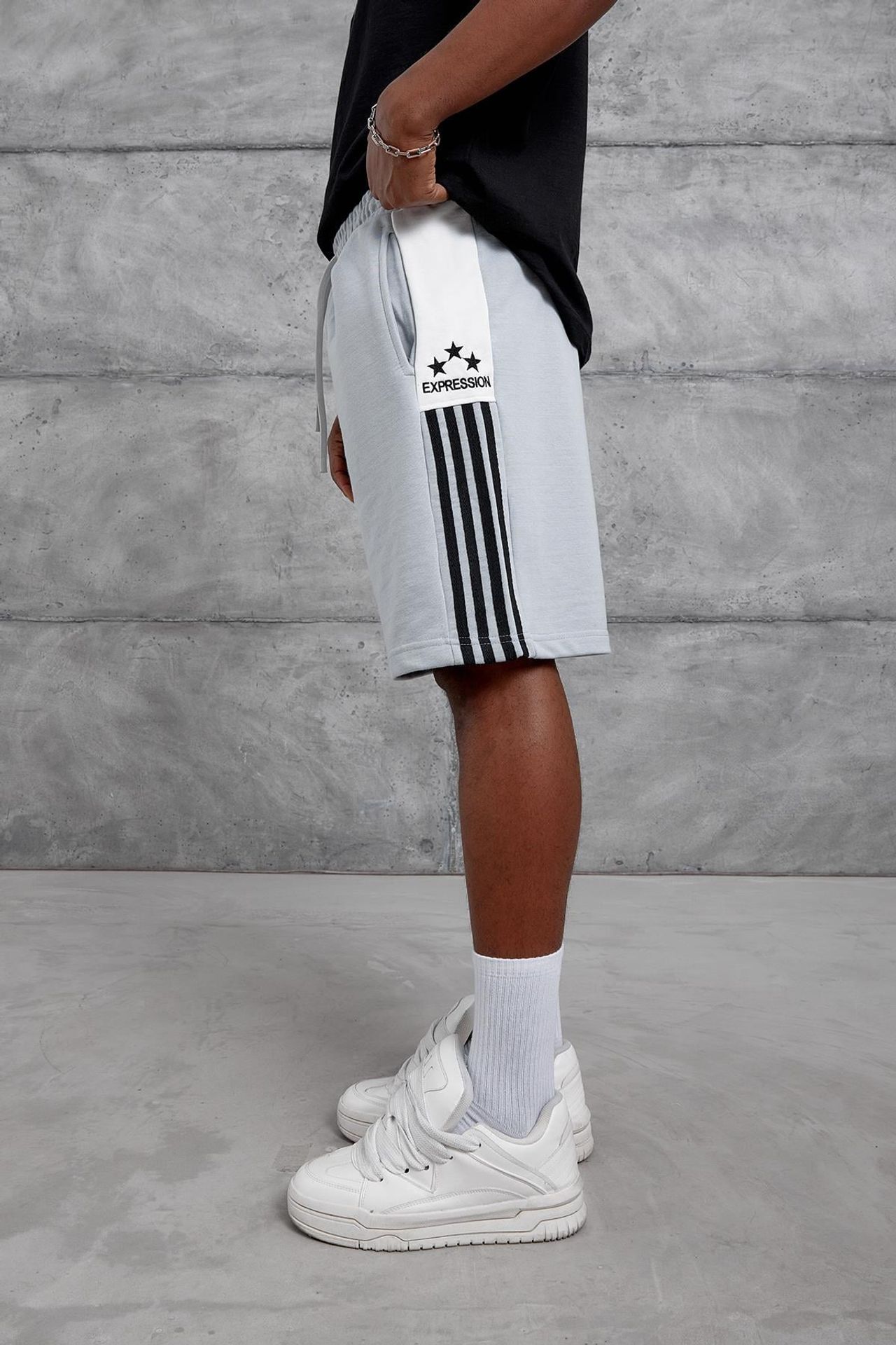 NOMARC Oversize Düz Paça Sweat Şort 3