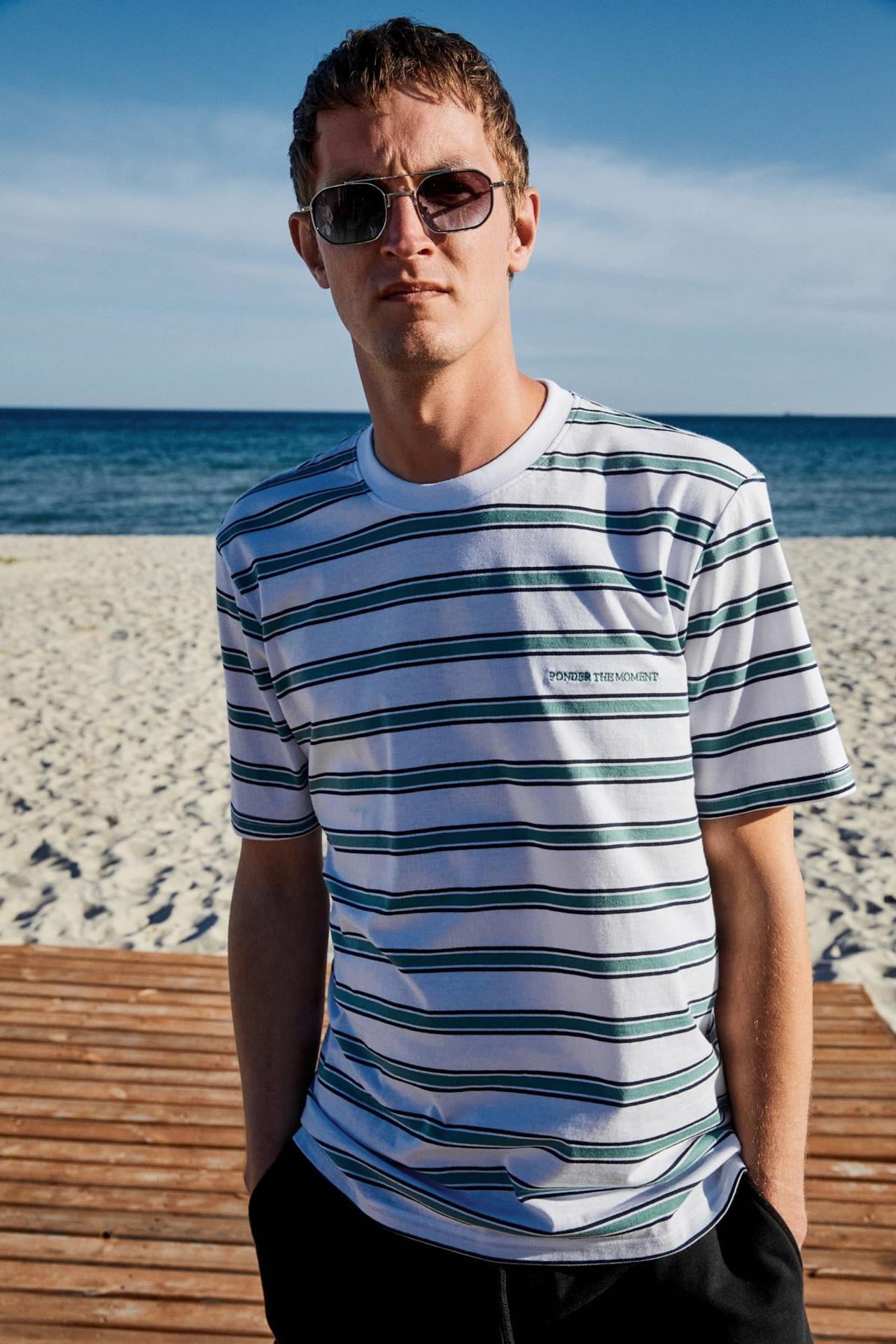 GRIMELANGE Regular Fit Crew Neck T-Shirt 2