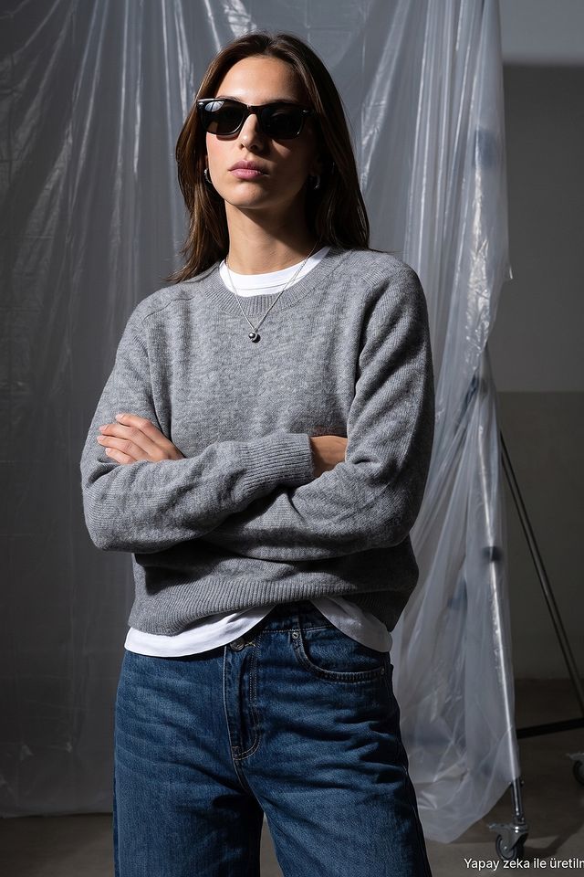DILVIN Women's Knit Sweater