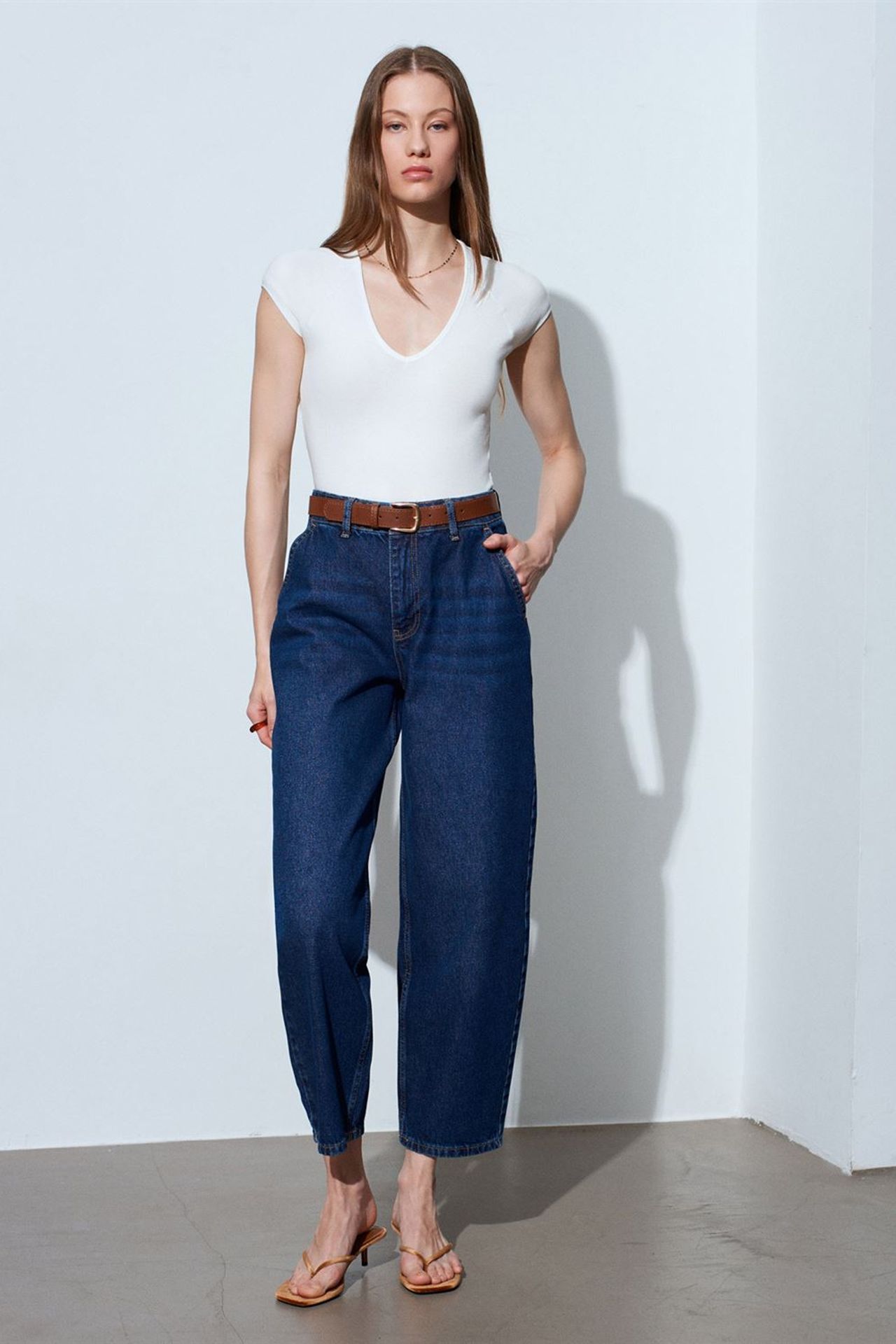 DILVIN Slim Fit Crop Jersey Top 1