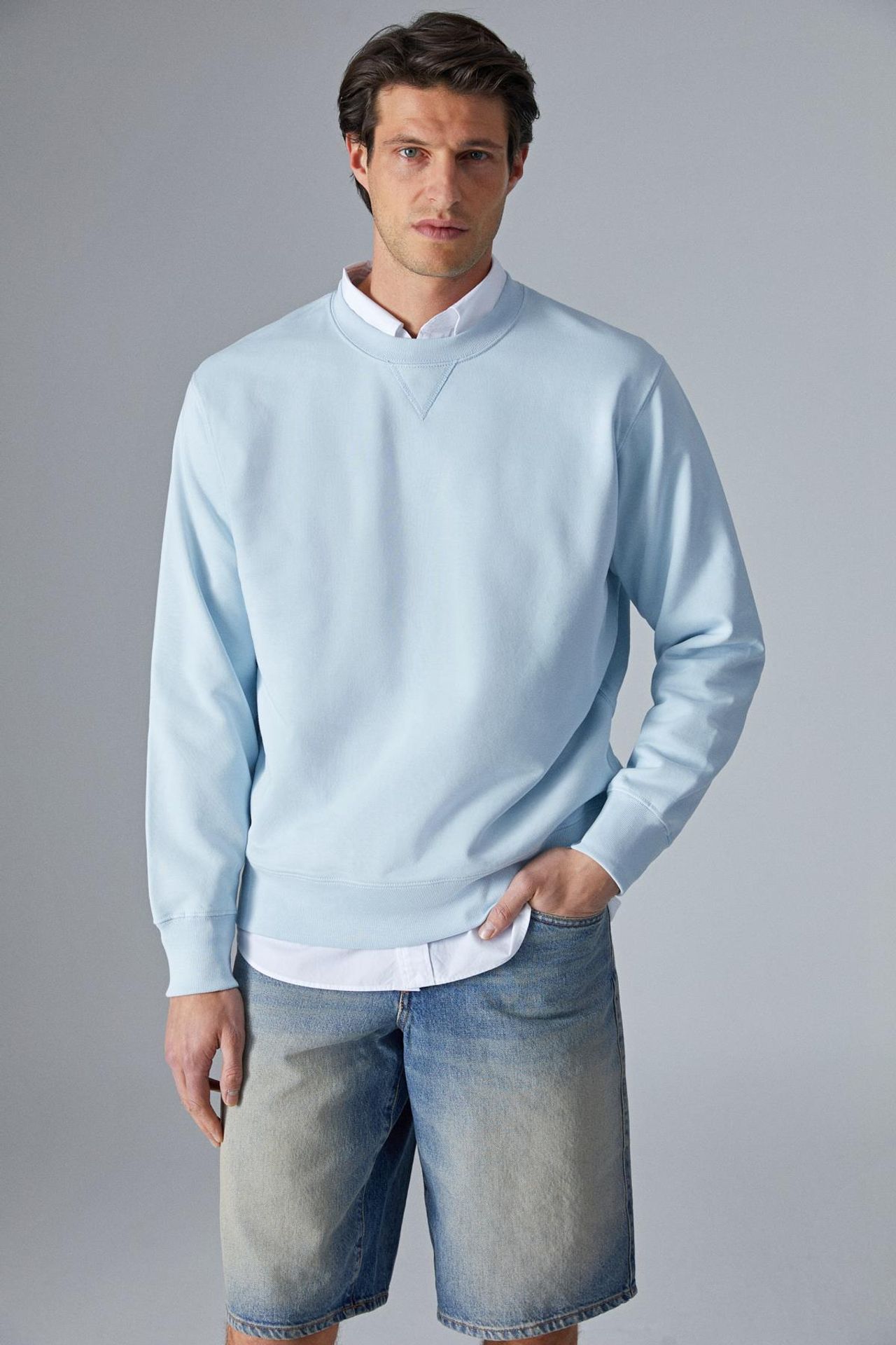GRIMELANGE Rahat Bisiklet Yaka Sweatshirt 3