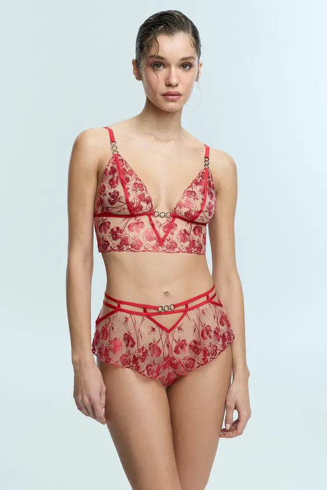 PENTI Rhea Floral Low Waist Shorts