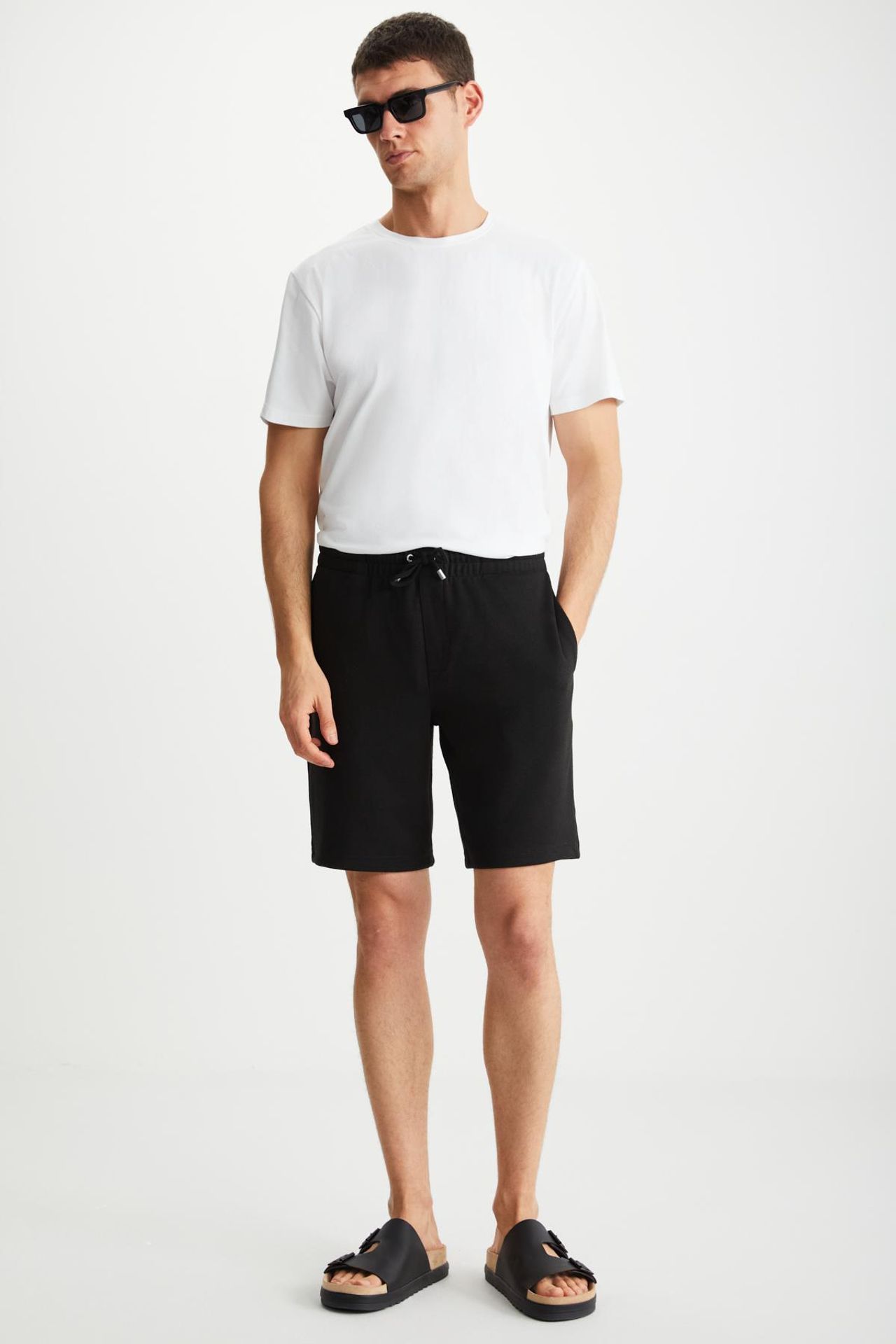 GRIMELANGE Jersey Drawstring Pocket Shorts 4