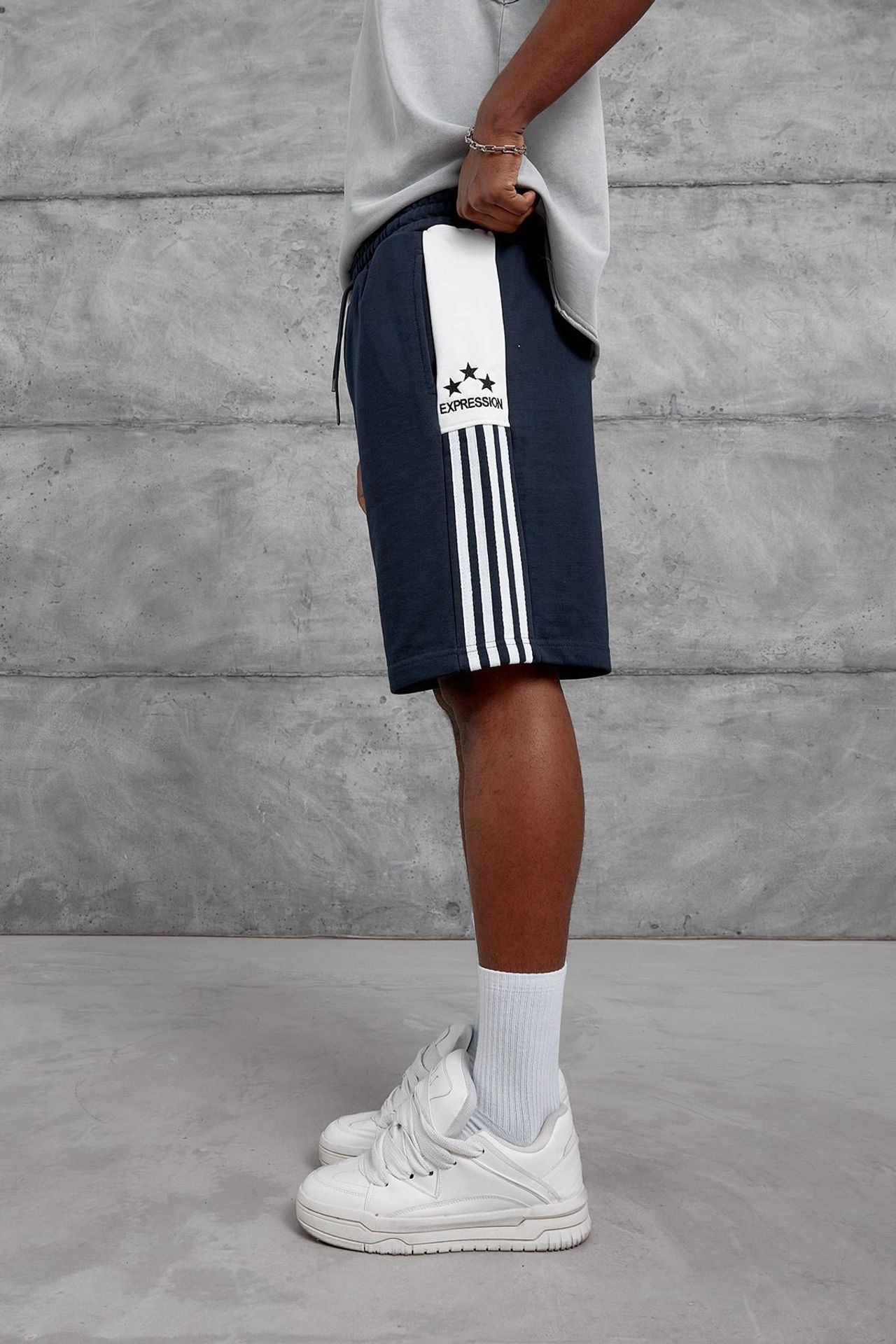 NOMARC Oversize Düz Paça Sweat Şort 5