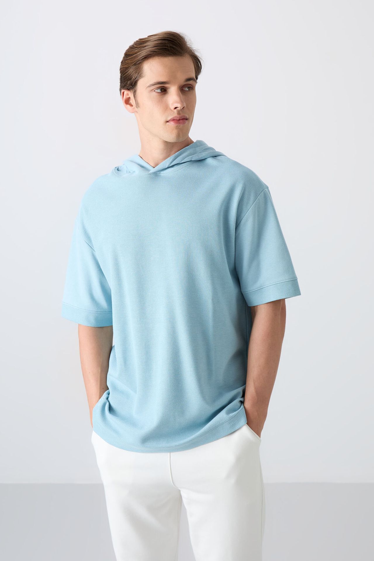 TOMMY Oversized Hooded Short-sleeve T-shirt 4