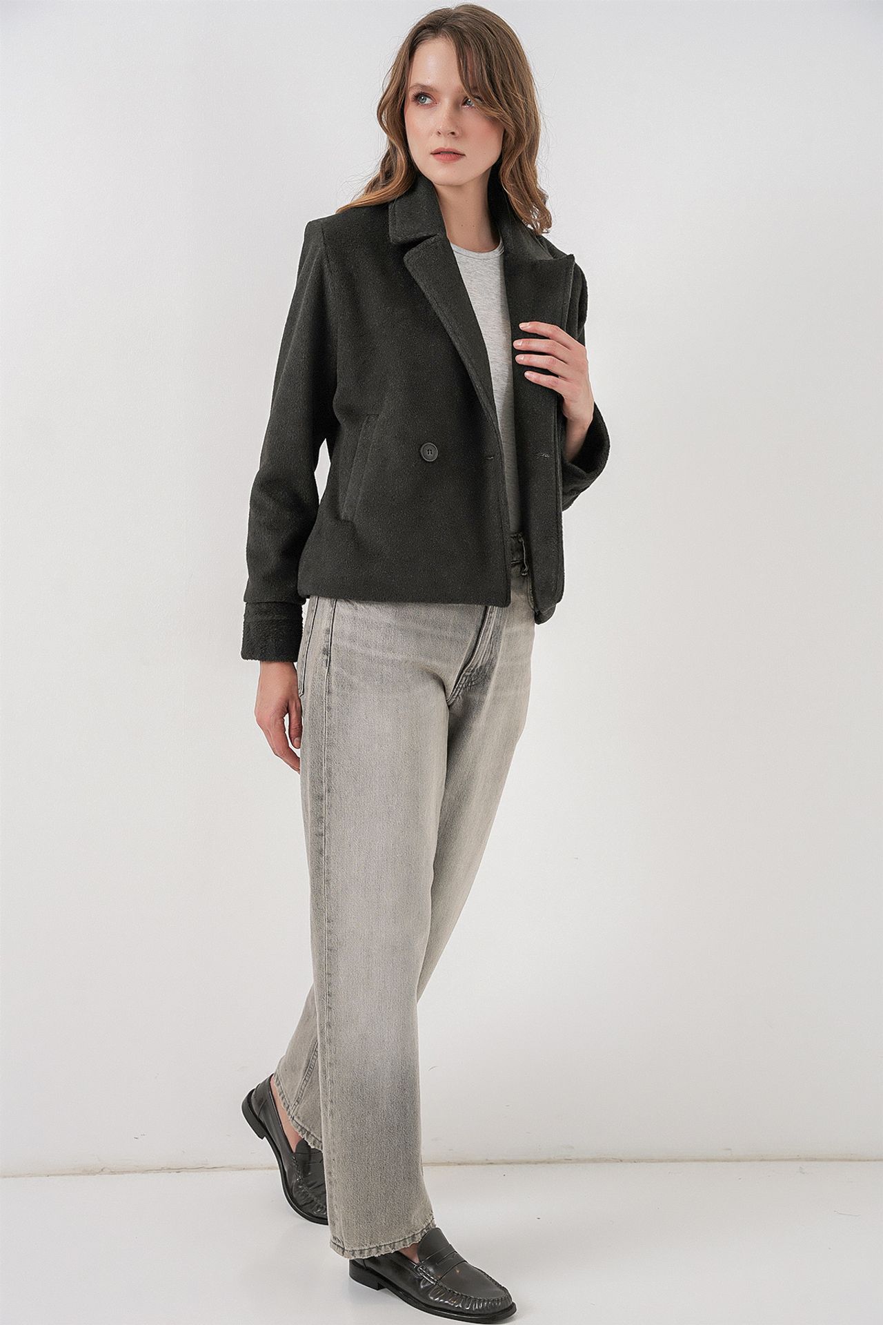 BDART Textured Double Breasted Jacket 2