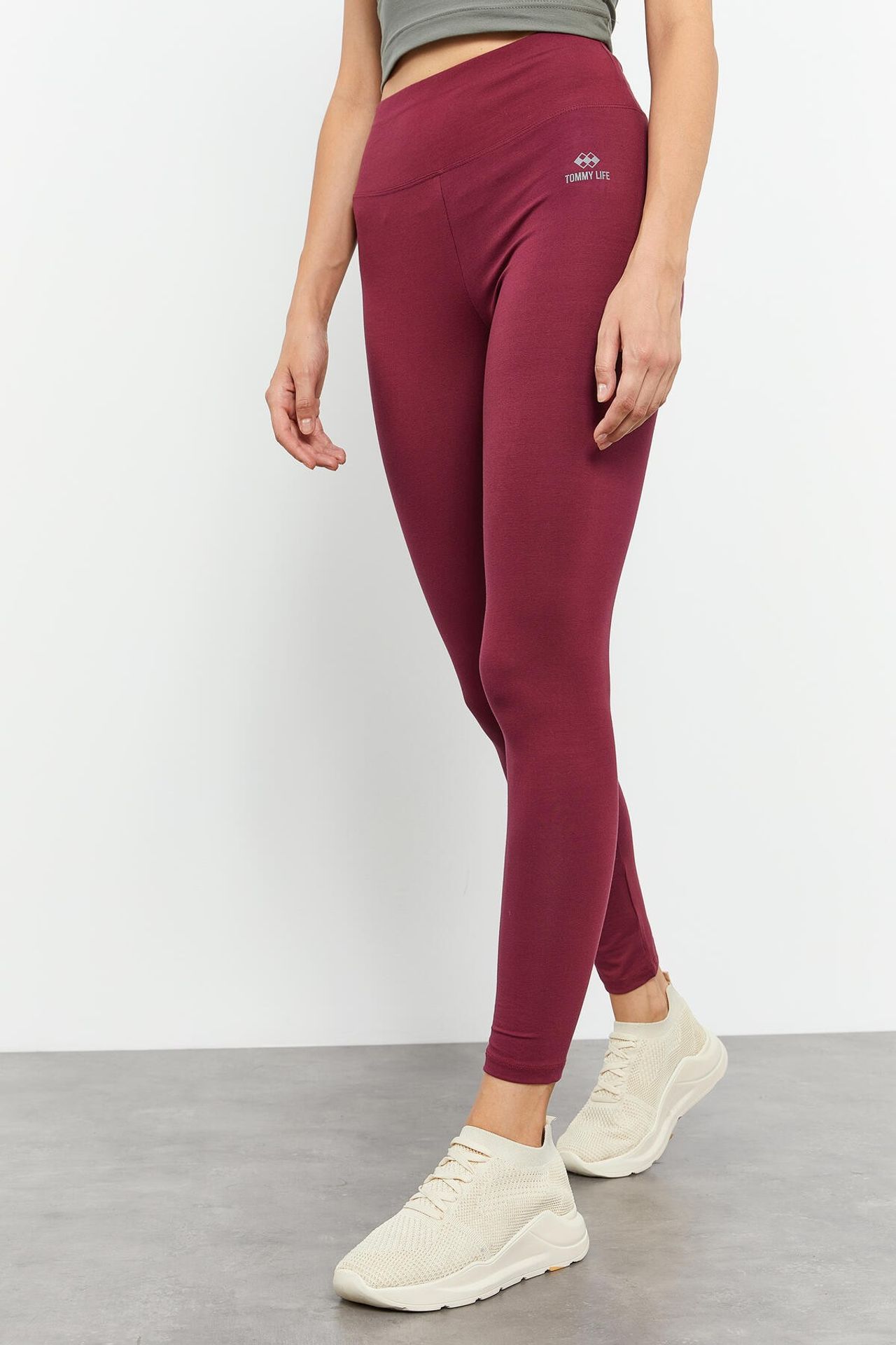 TOMMY High-Waist Cotton Elastane Leggings 6