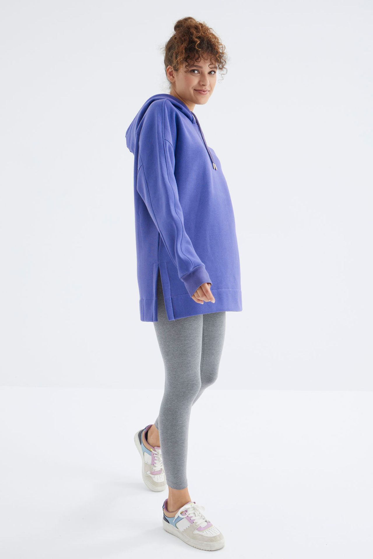 TOMMY Oversized Hooded Sweatshirt With Pocket 4