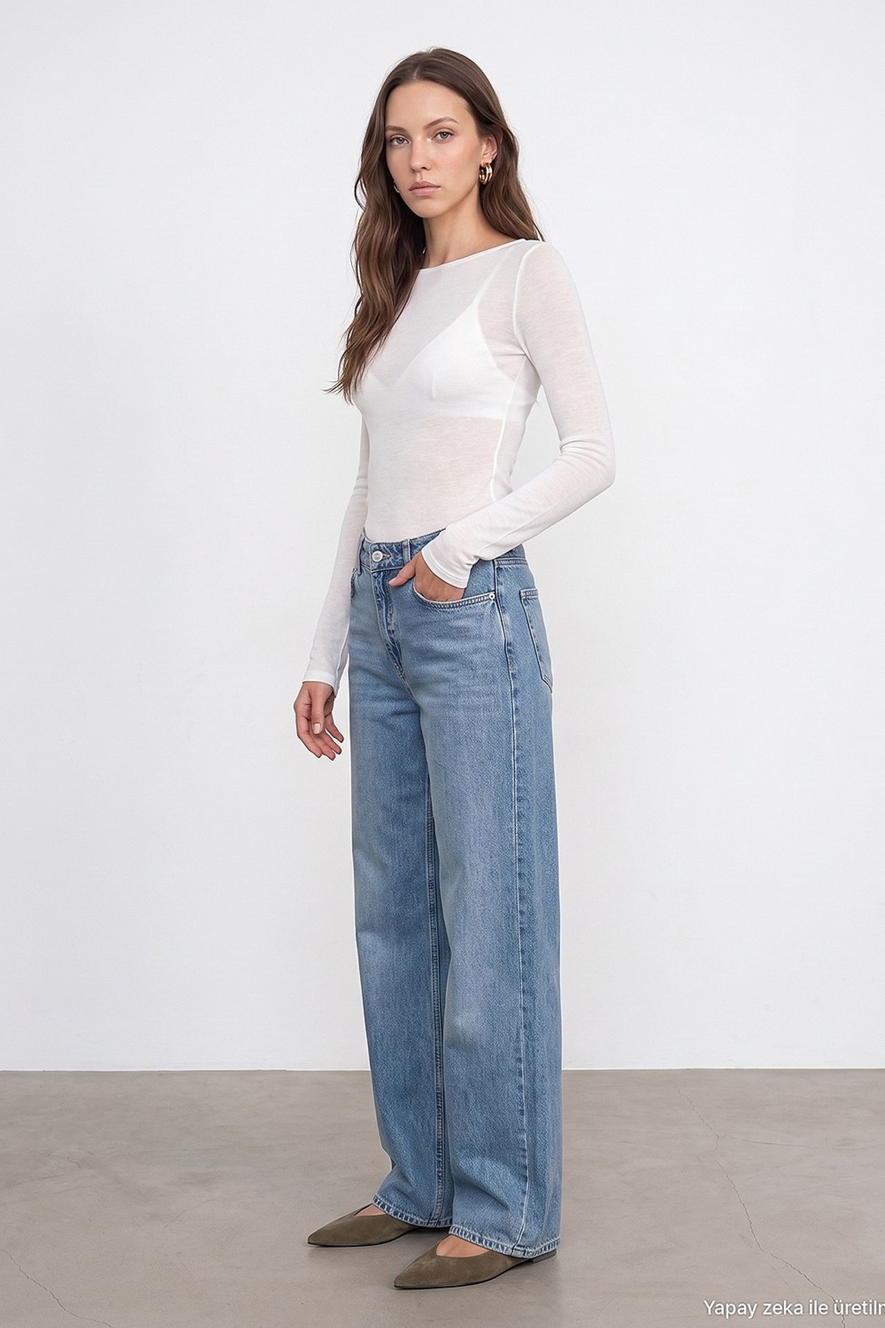 DILVIN Women’s Straight-Leg Jeans 3