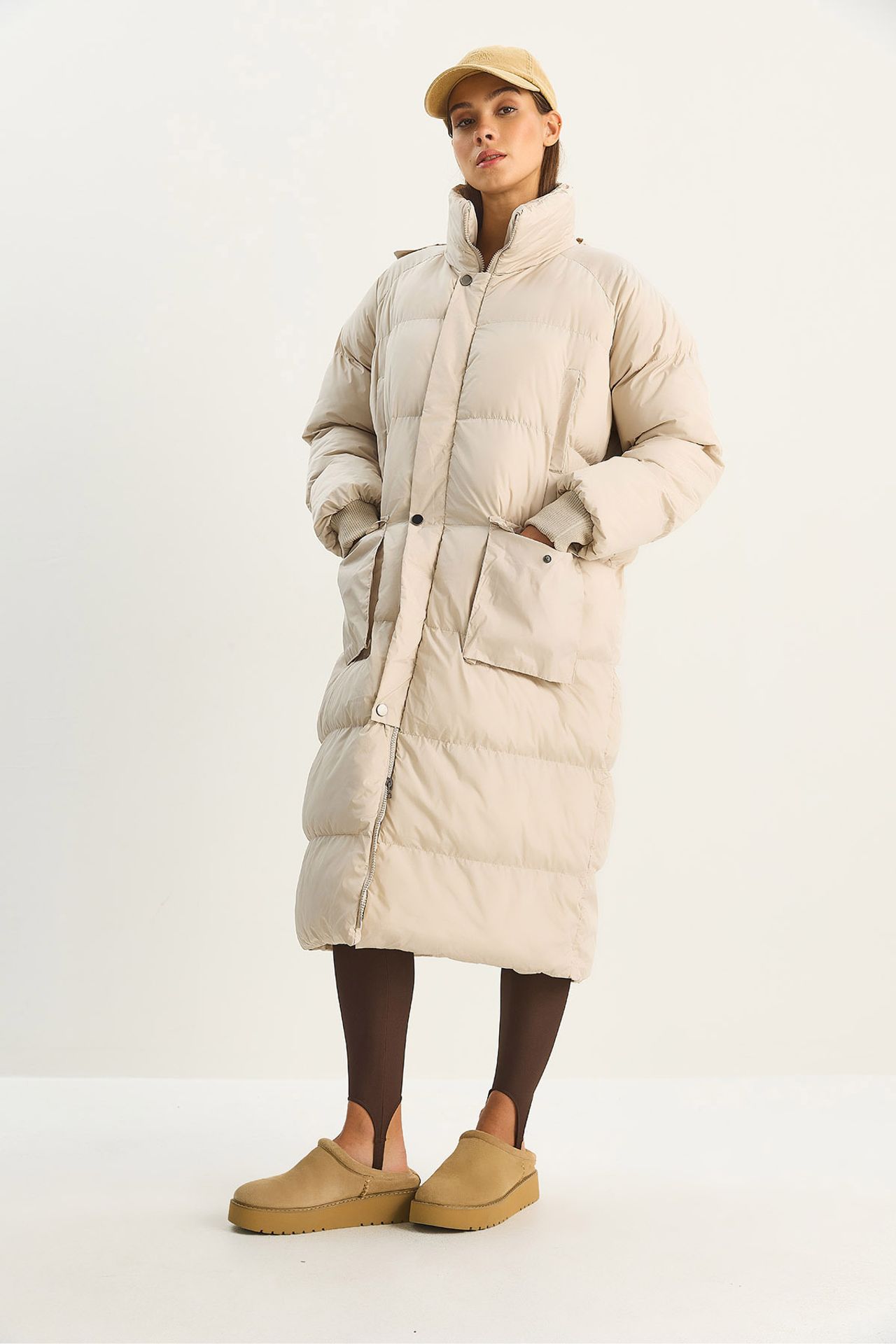 LUCCI Oversize Long Puffer Coat
