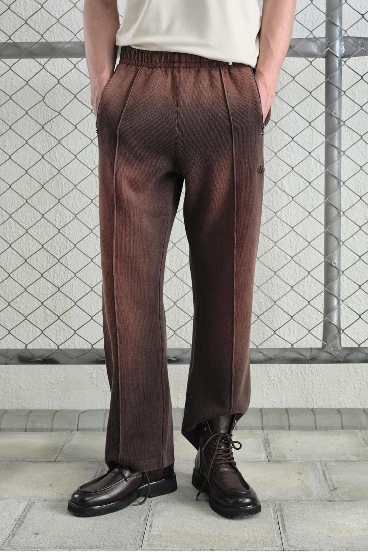 GIESTO Mid Waist Knit Pants 4