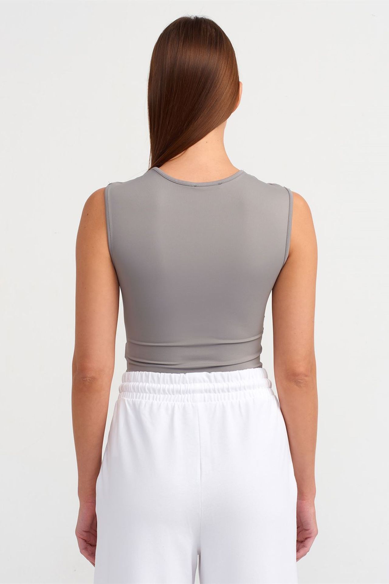 DILVIN Seamless Sleeveless Slim-fit Unitard 2