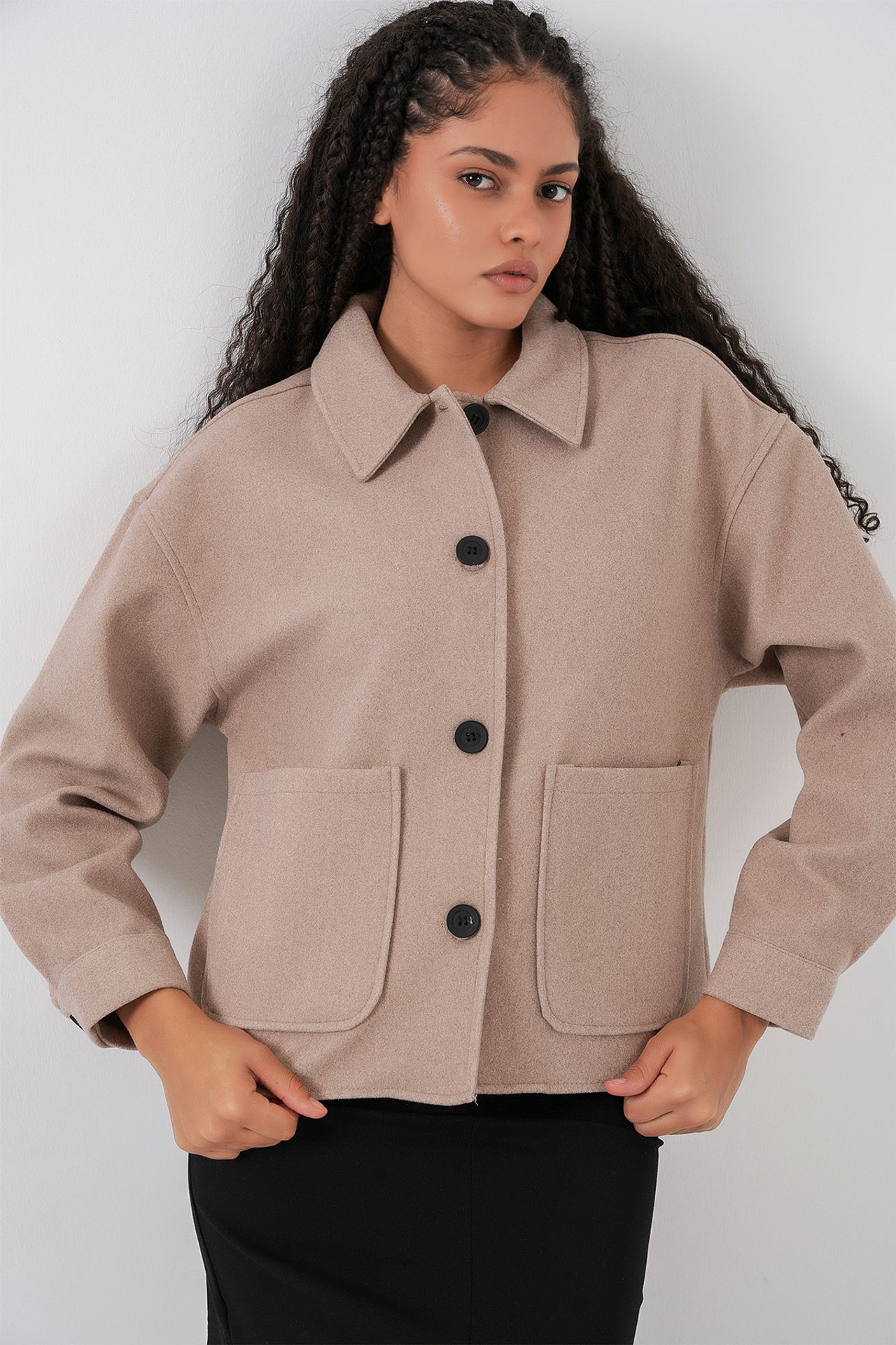 BDART Buttoned Jacket with Pockets