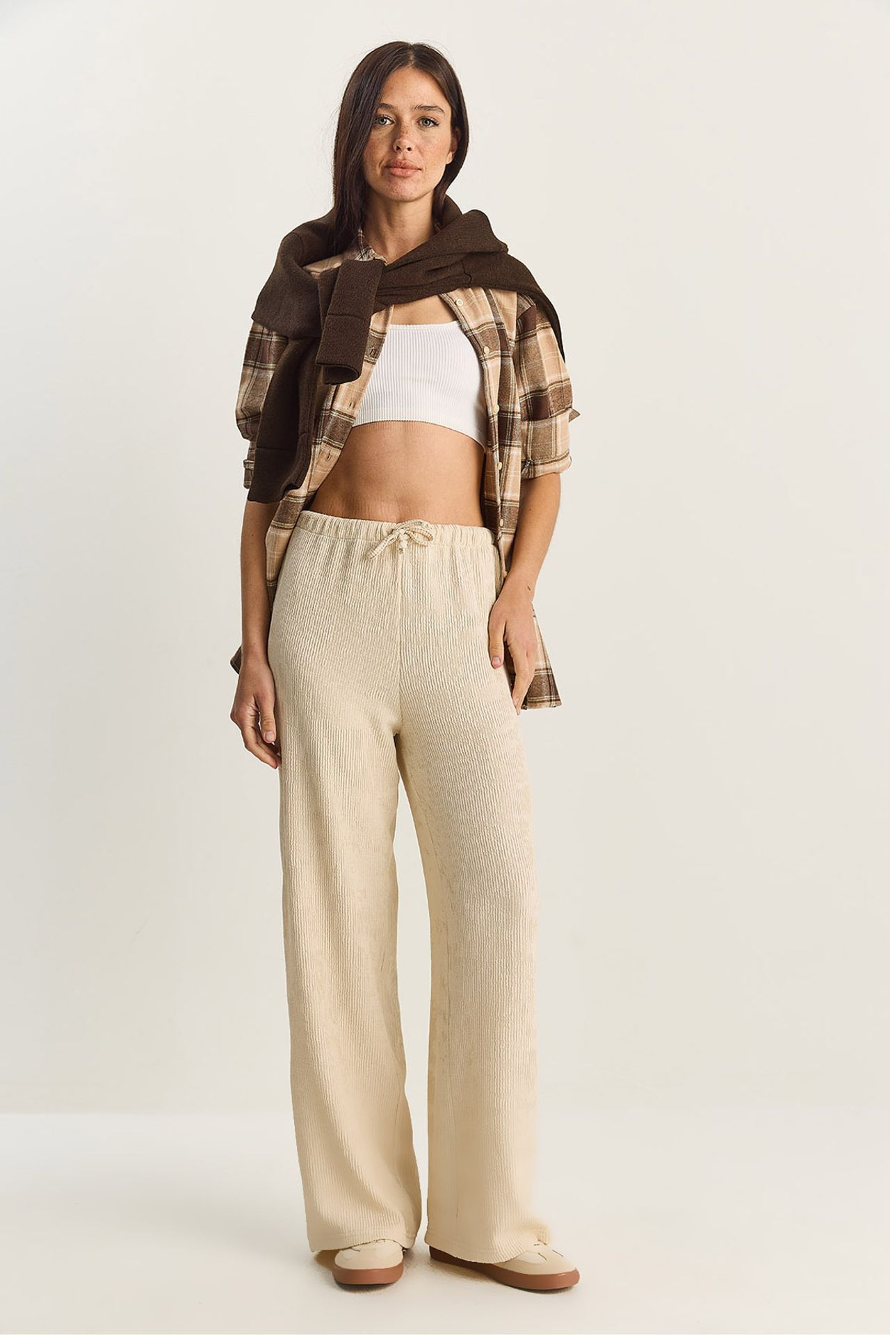 LUCCI High Waist Wide Leg Pants 3